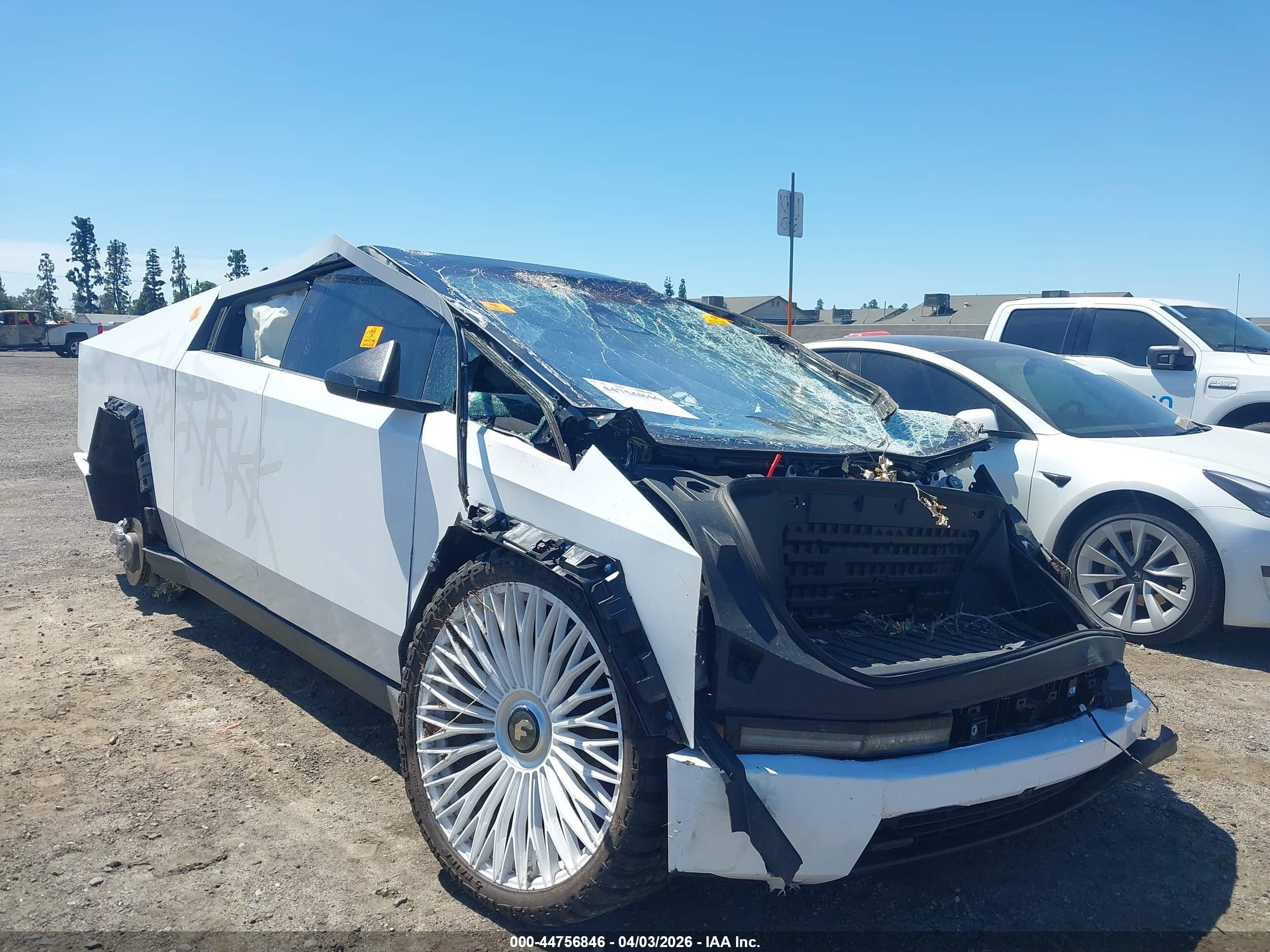 2025 Tesla Cybertruck, VIN 7G2CEHED1SA064720 — Biohazard / chemical