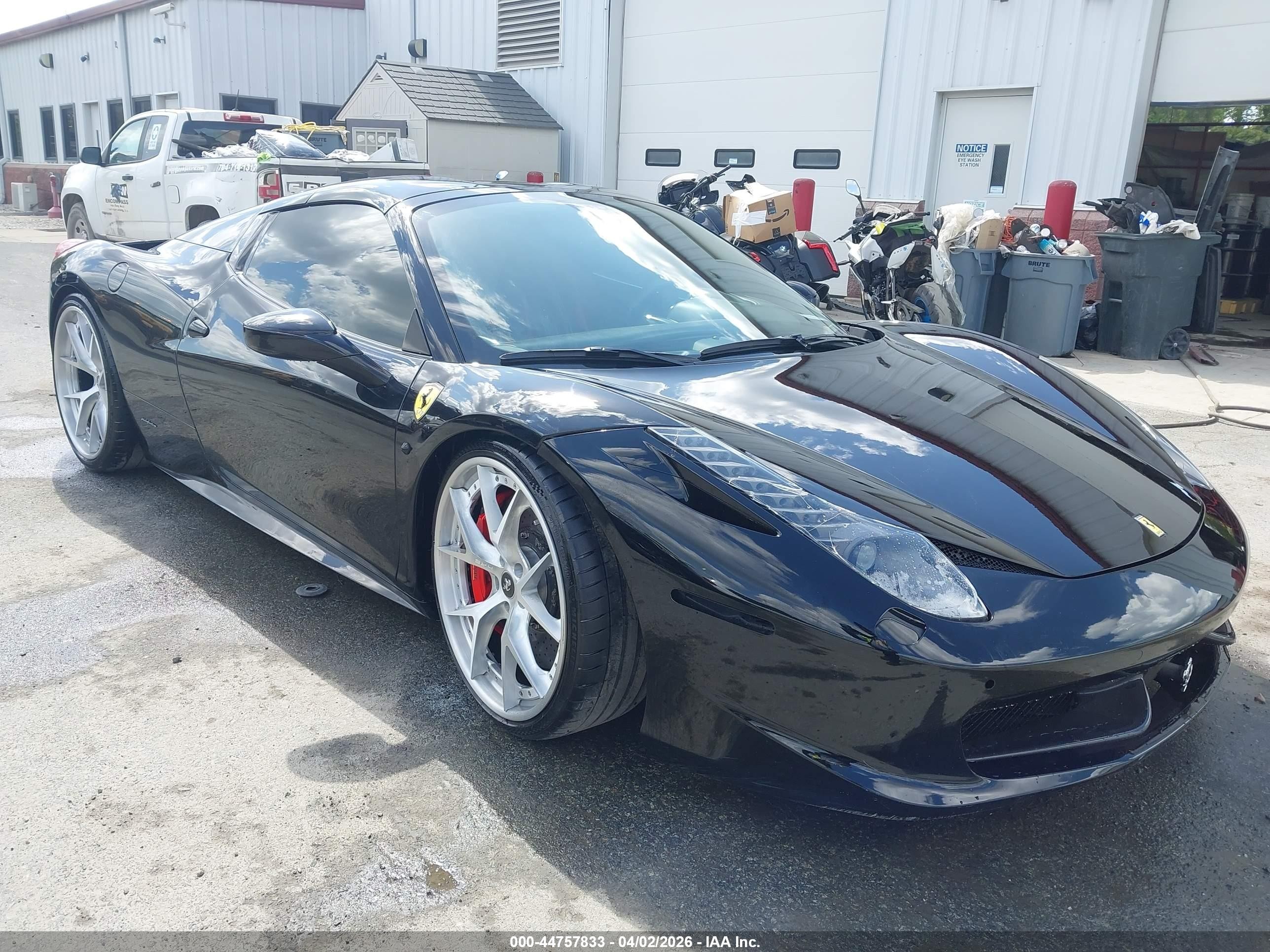 2015 Ferrari 458 Italia, VIN ZFF68NHA2F0211126 — Front end