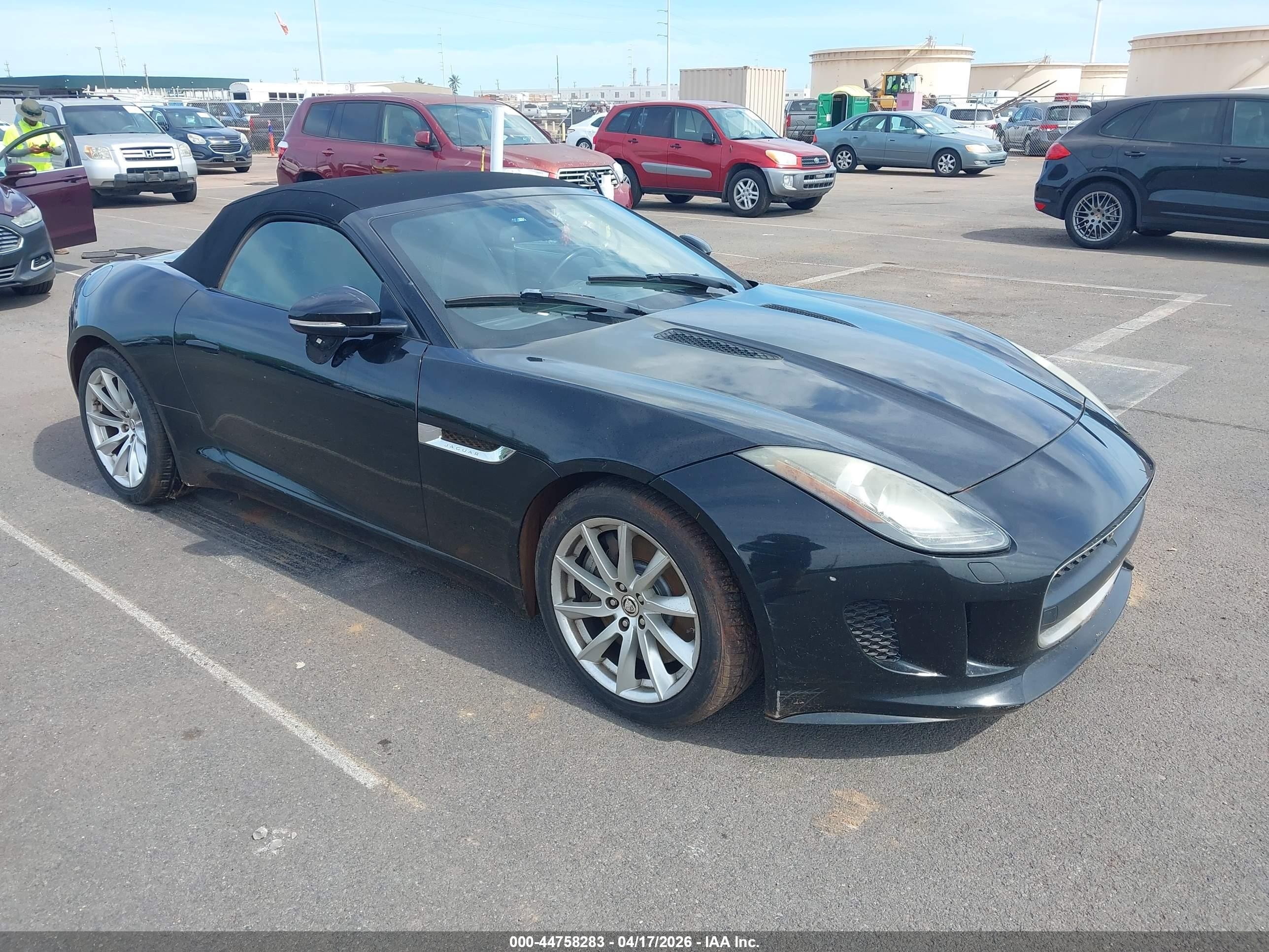 2014 Jaguar F-Type V6, VIN SAJWA6E75E8K02181 — Water / flood