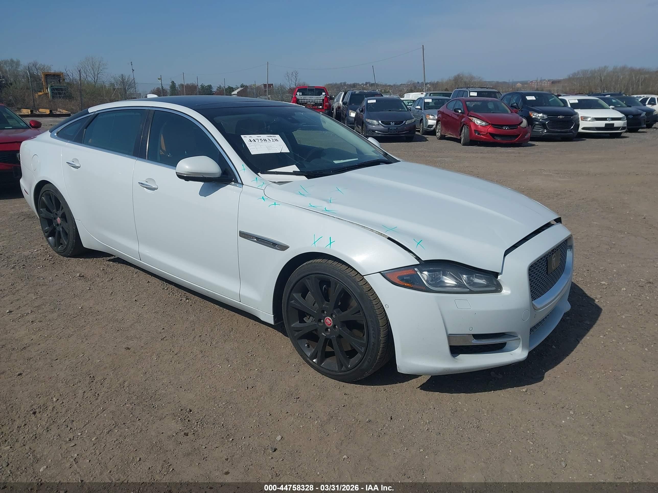 2016 Jaguar XJ Supercharged, VIN SAJWA2GE1GMV98575 — Storm