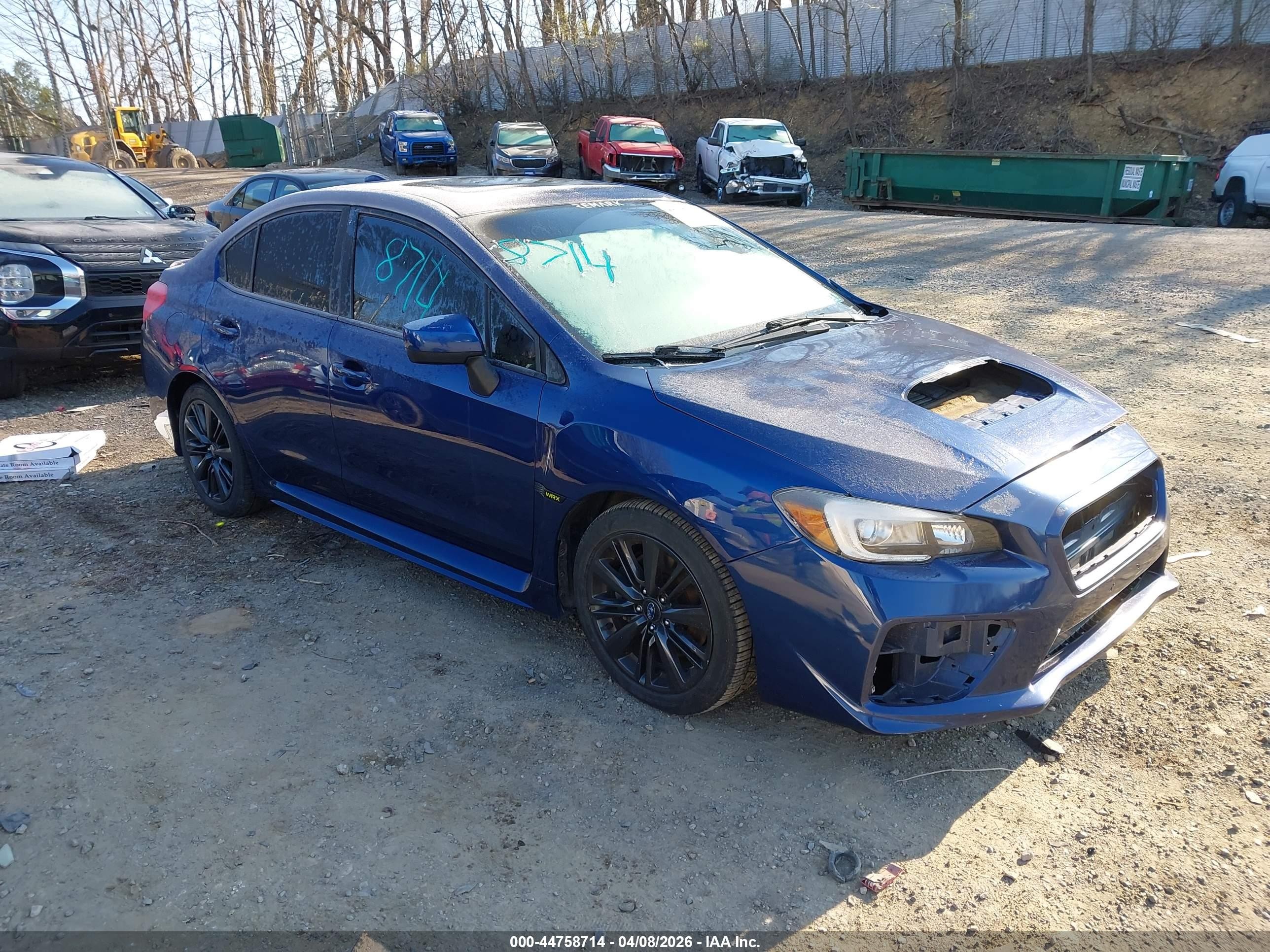 2015 Subaru WRX Premium, VIN JF1VA1D60F8818822 — Front end