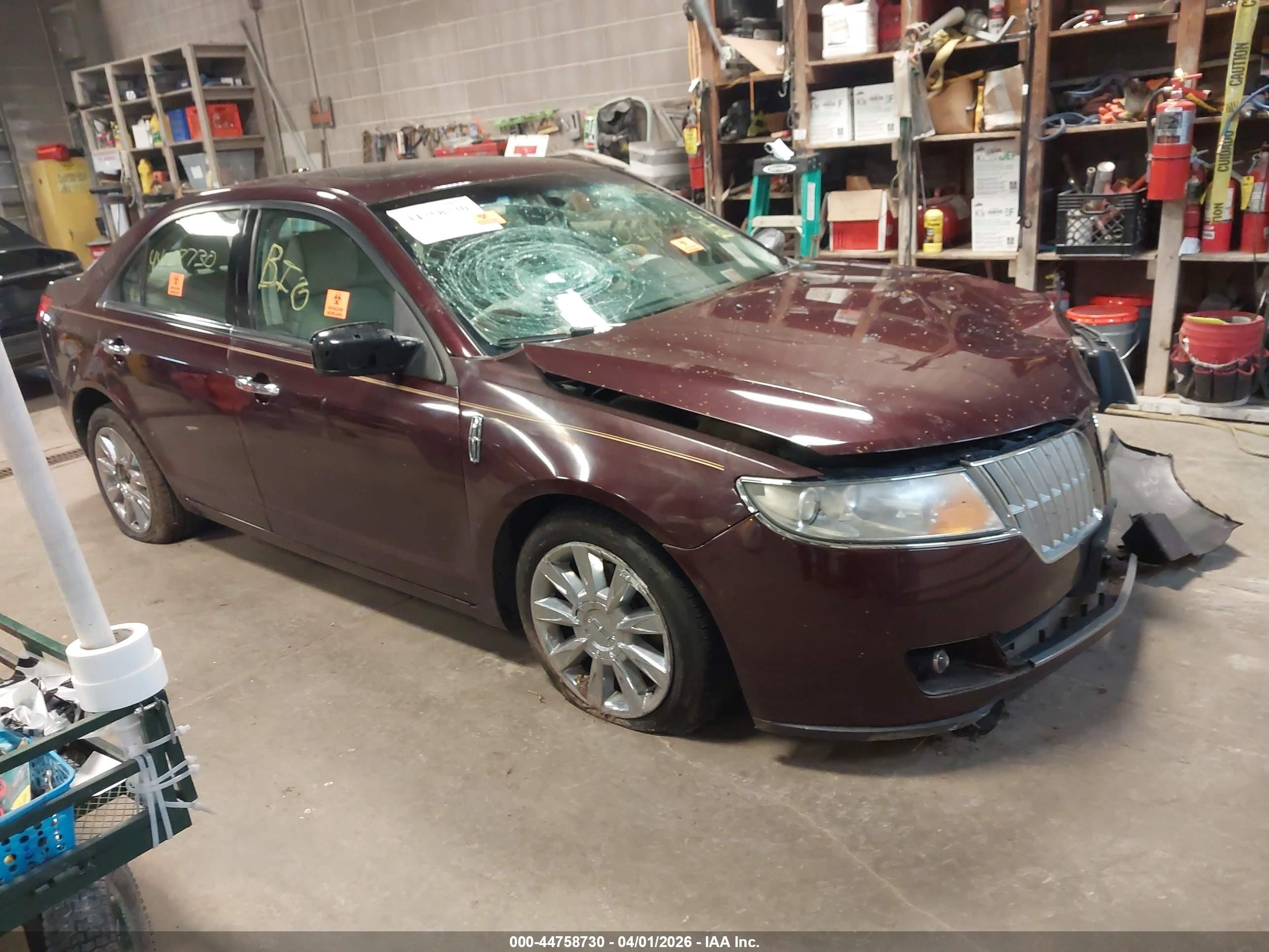 2012 Lincoln MKZ, VIN 3LNHL2JC7CR834667 — Biohazard / chemical
