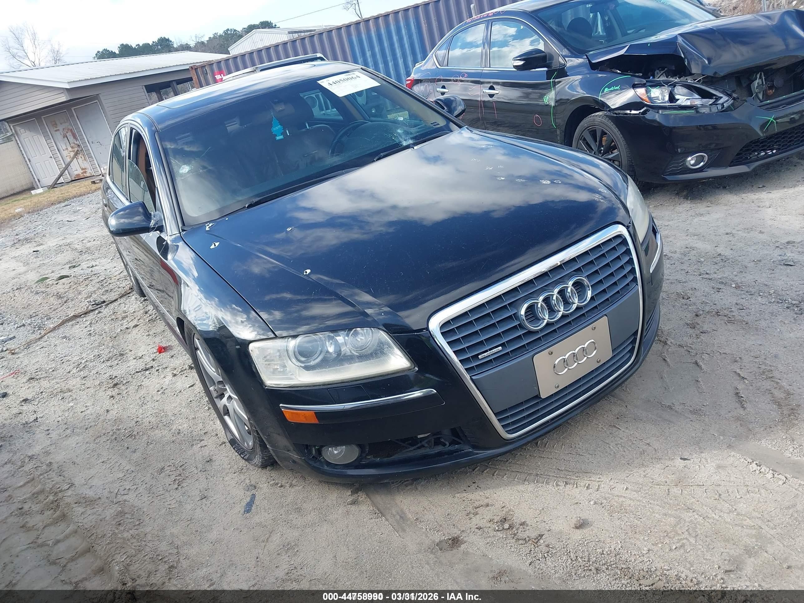 2006 Audi A8 4.2L, VIN WAULL44E66N008677 — Vandalism