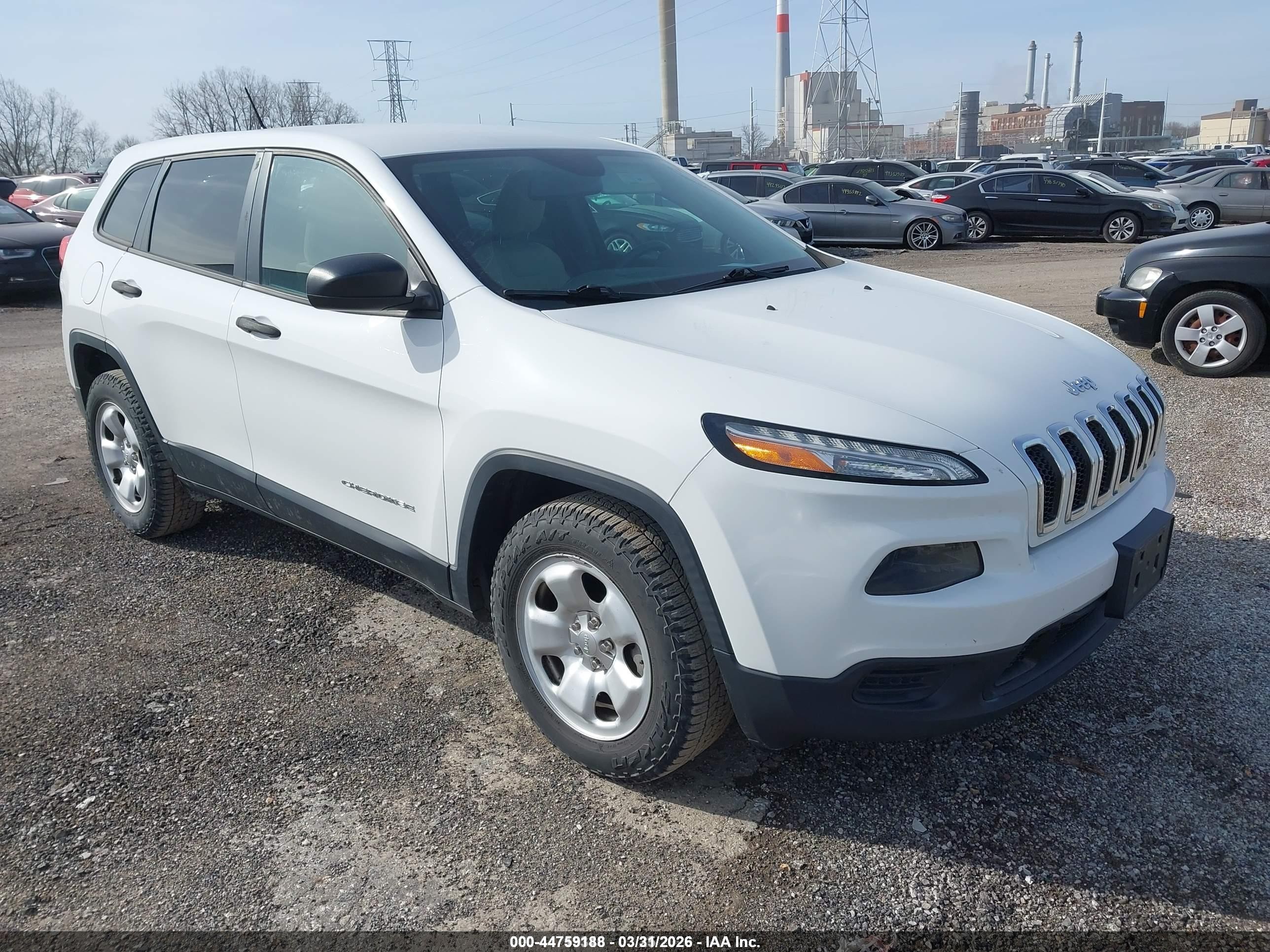 2017 Jeep Cherokee Altitude, VIN 1C4PJMAB6HW581824 — Normal wear