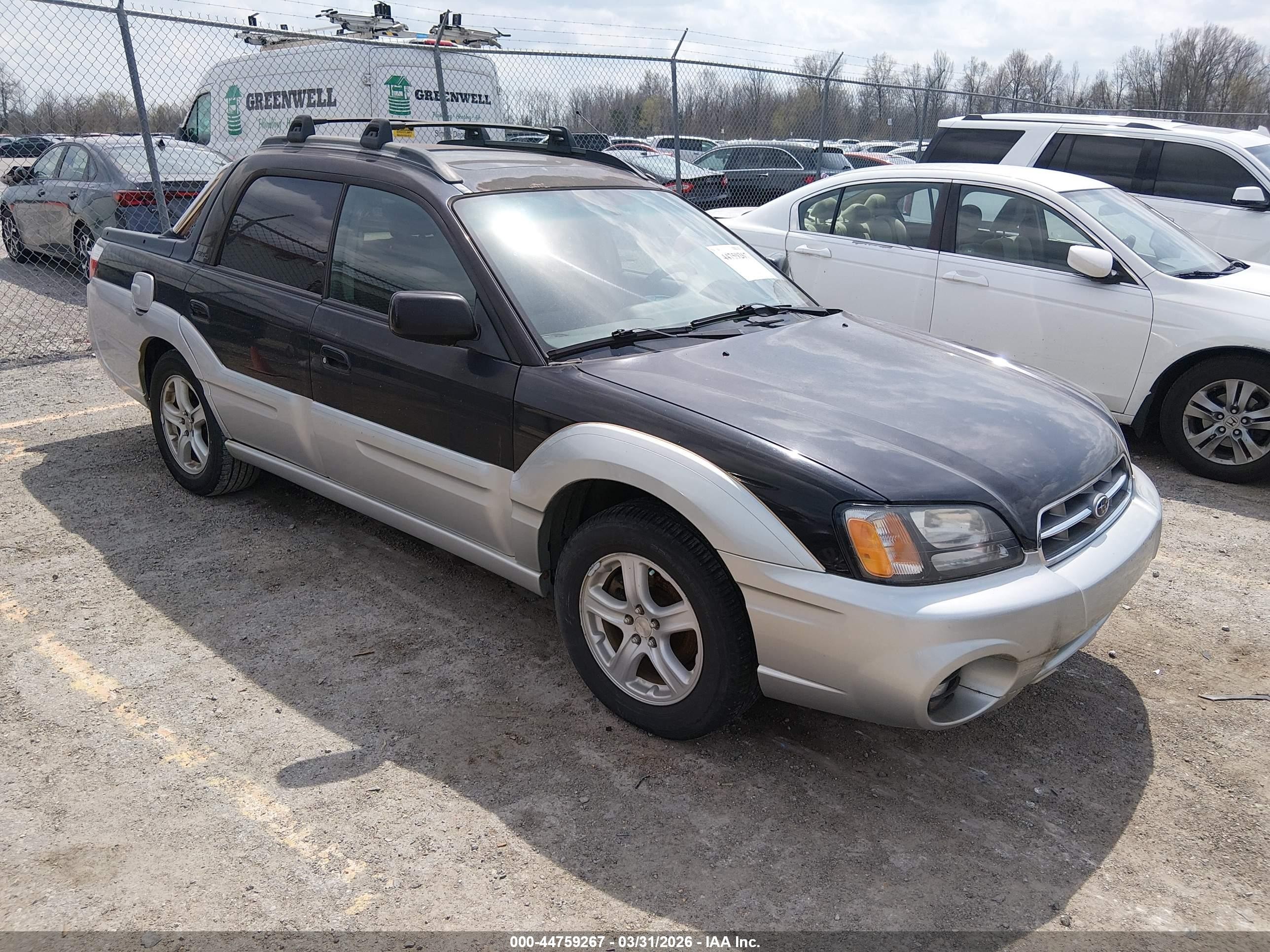 2003 Subaru Baja, VIN 4S4BT61C836105071 — Normal wear