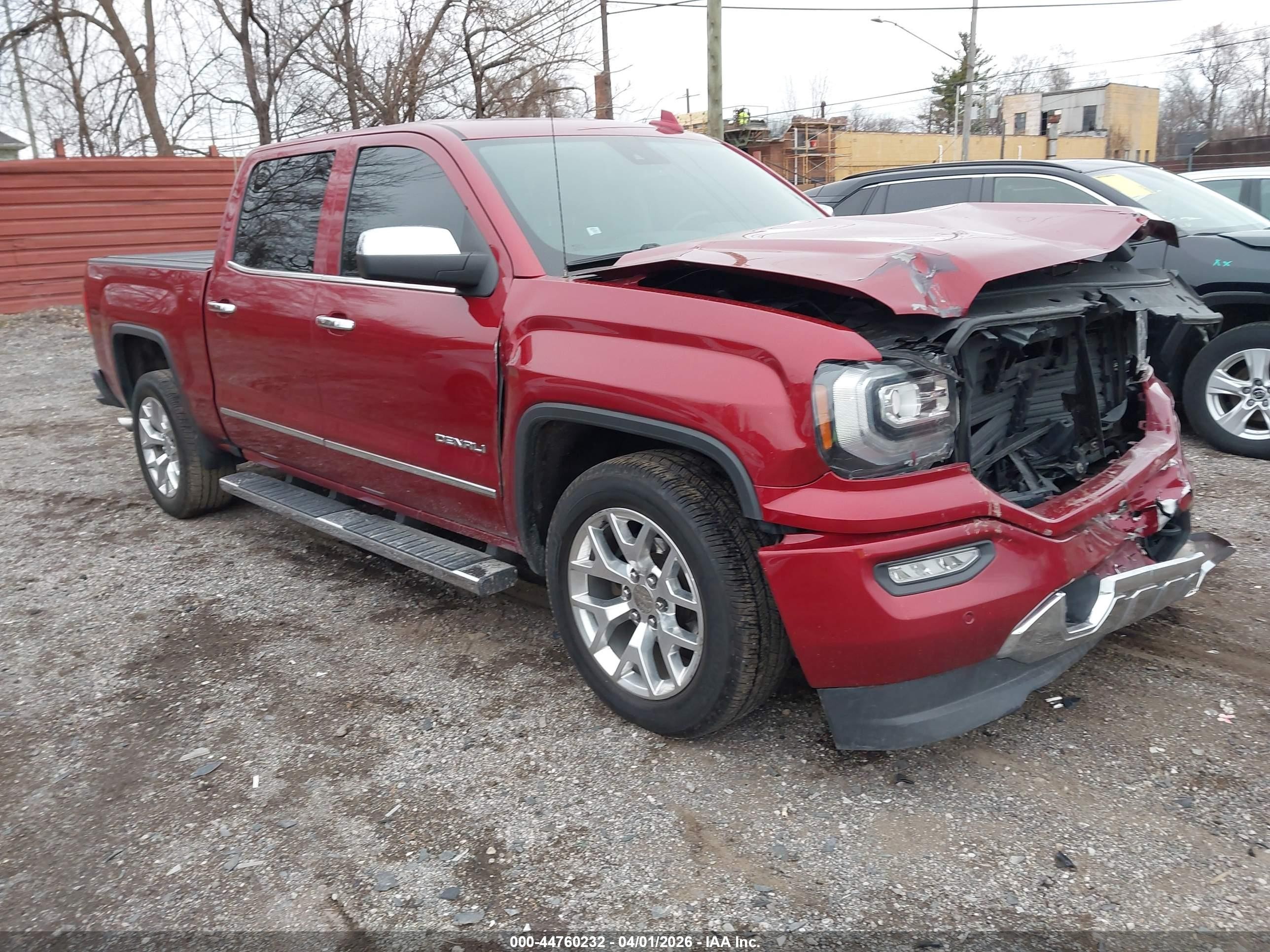 2018 GMC Sierra 1500 Denali, VIN 3GTU2PEC4JG152772 — Front end