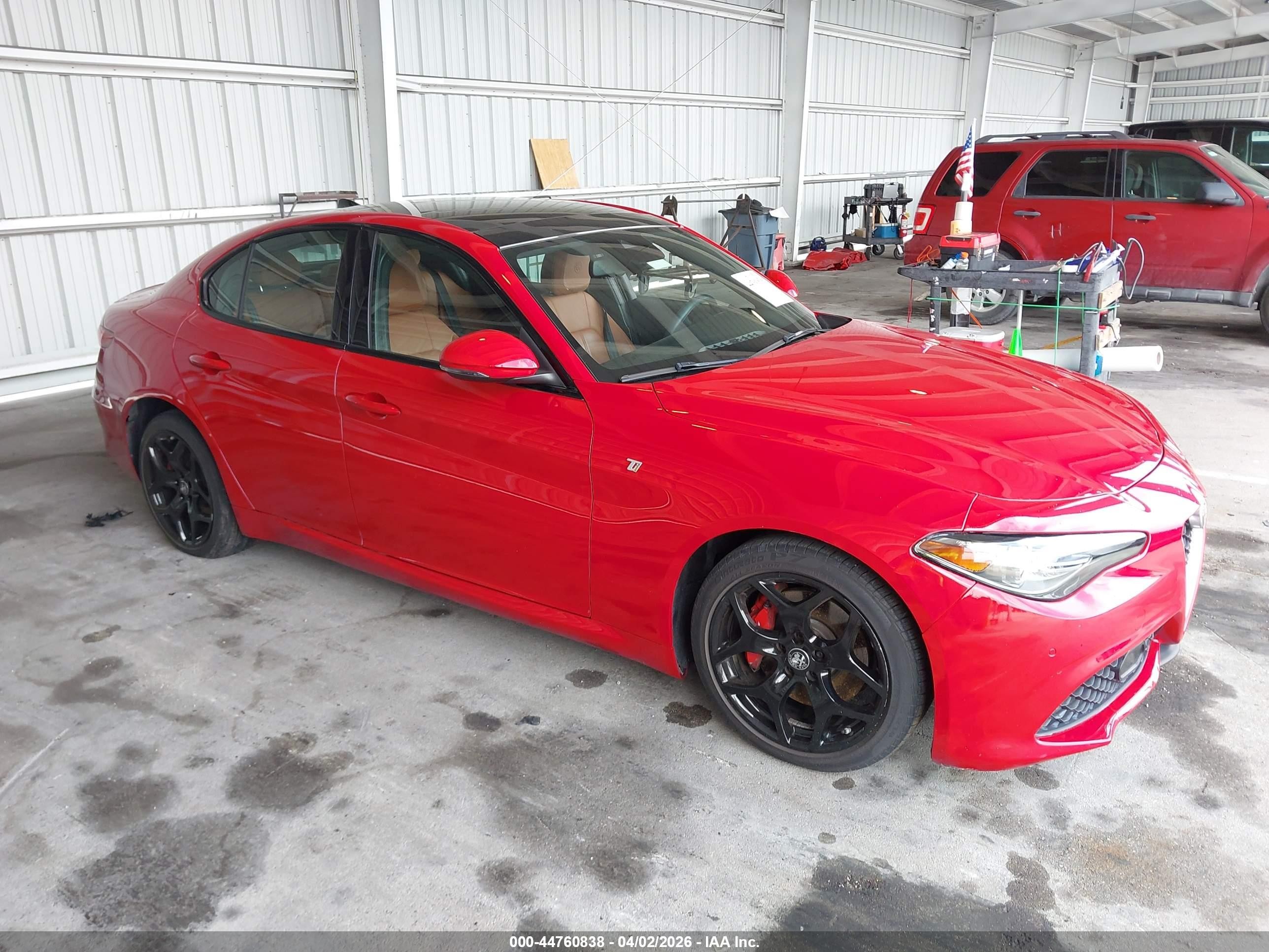 2022 Alfa Romeo Giulia Ti, VIN ZARFAMBN6N7663908 — Undercarriage