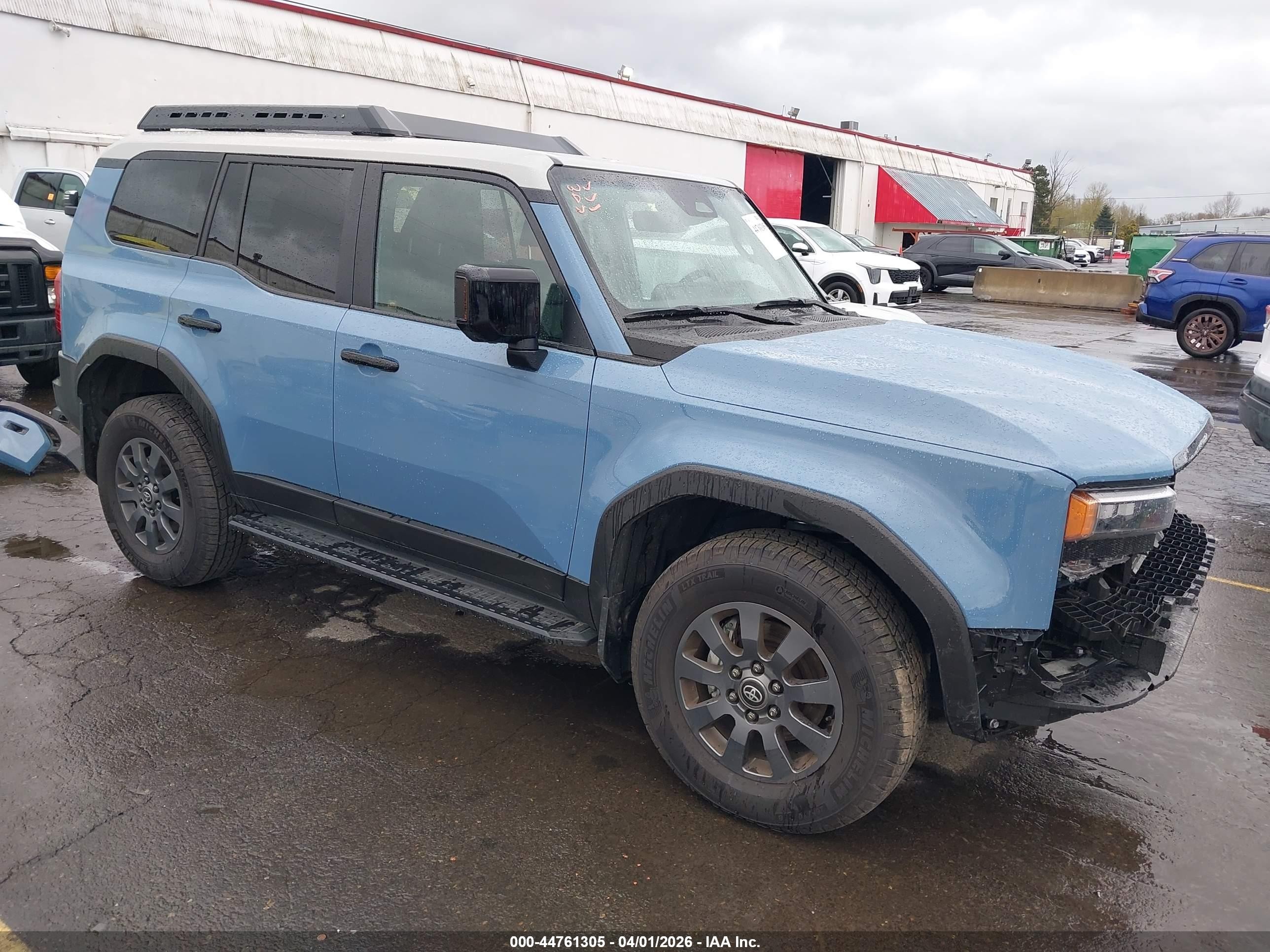 2025 Toyota Land Cruiser, VIN JTEABFAJ9SK037866 — Front end