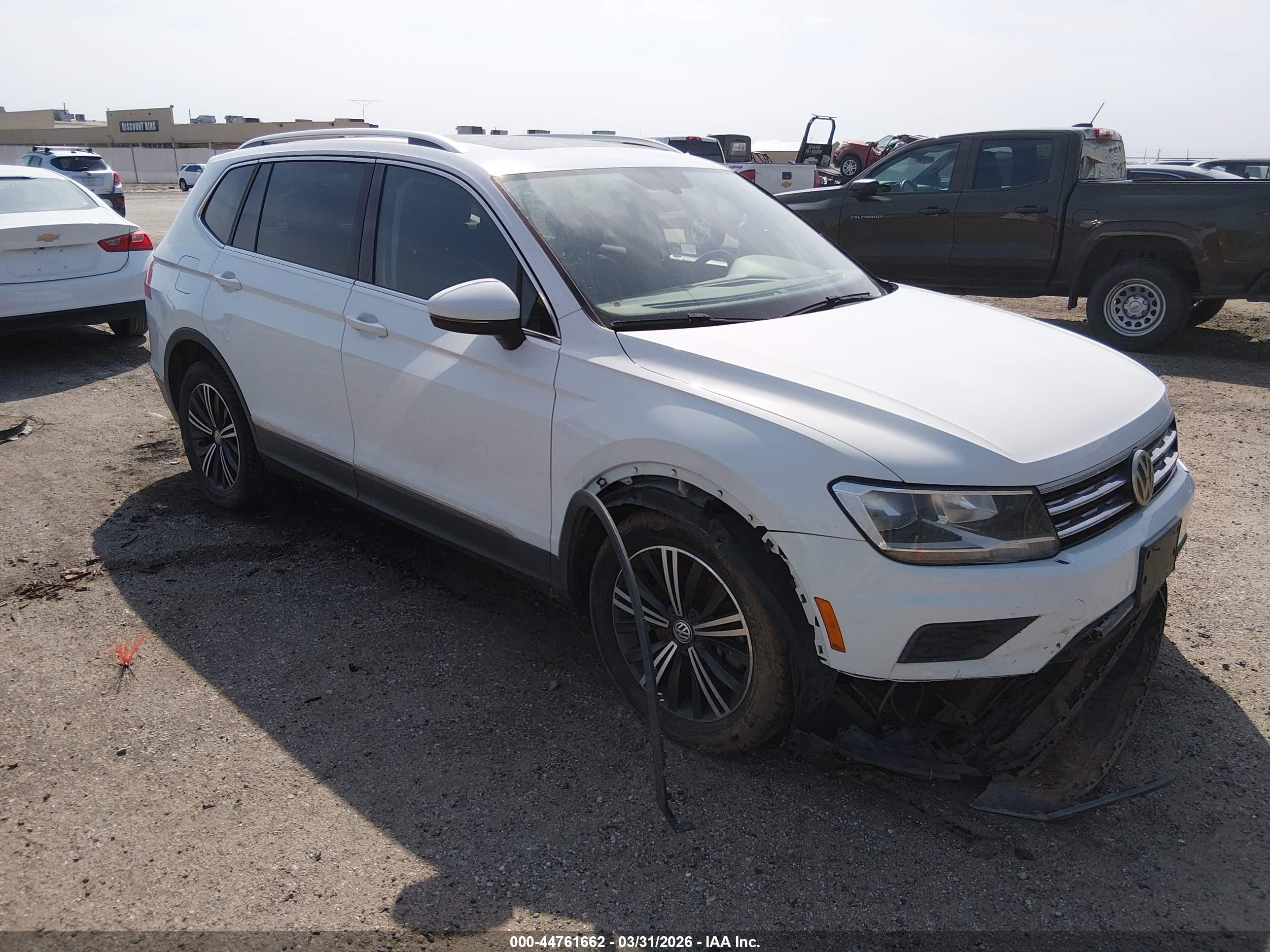 2019 Volkswagen Tiguan SE, VIN 3VV2B7AX3KM012149 — Fresh water flood