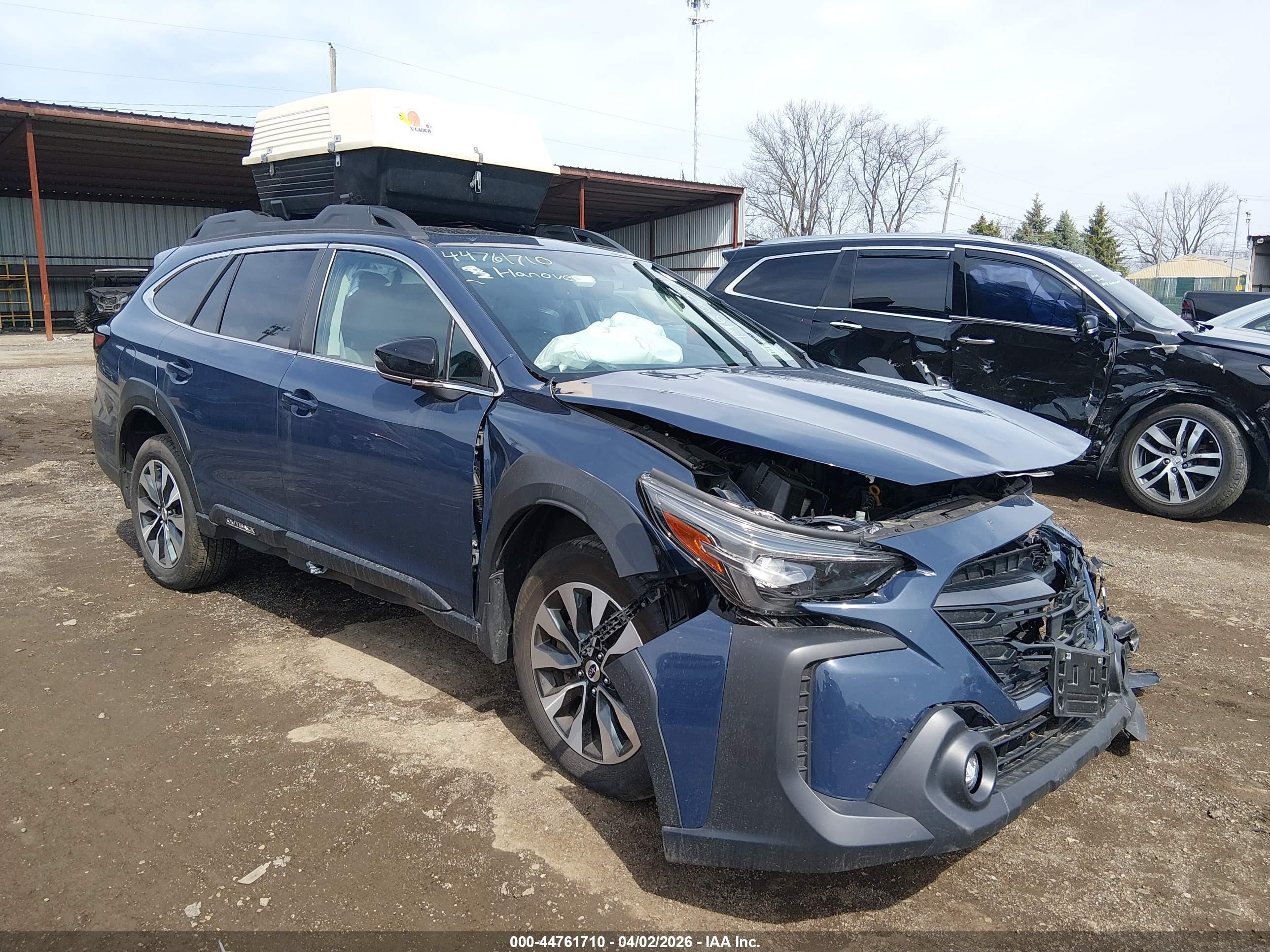 2025 Subaru Outback Limited, VIN 4S4BTANC1S3146056 — Front end