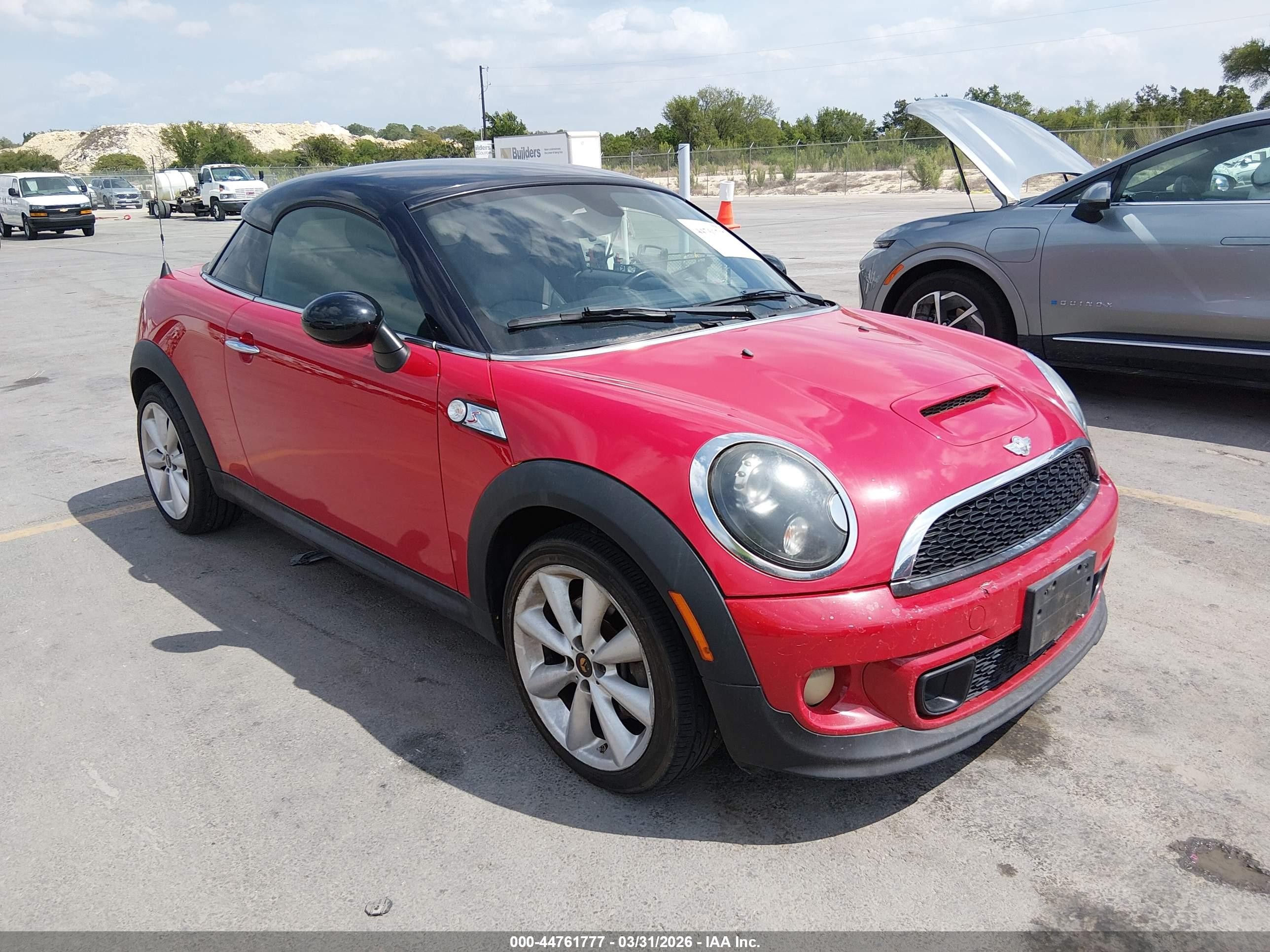 2012 MINI Coupe S, VIN WMWSX3C56CT155407 — Normal wear