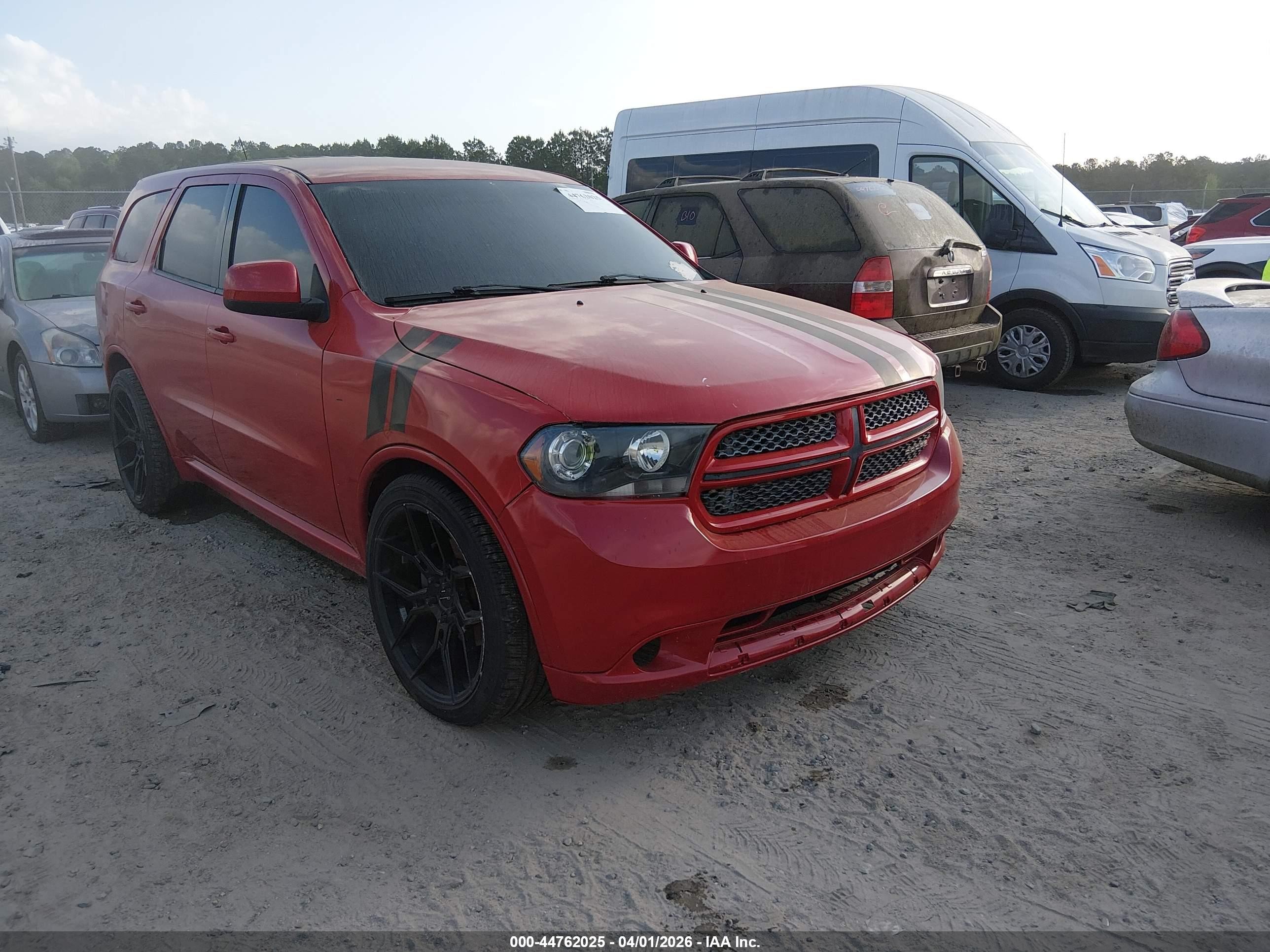 2013 Dodge Durango R/T, VIN 1C4SDHCT4DC690454 — Rear end