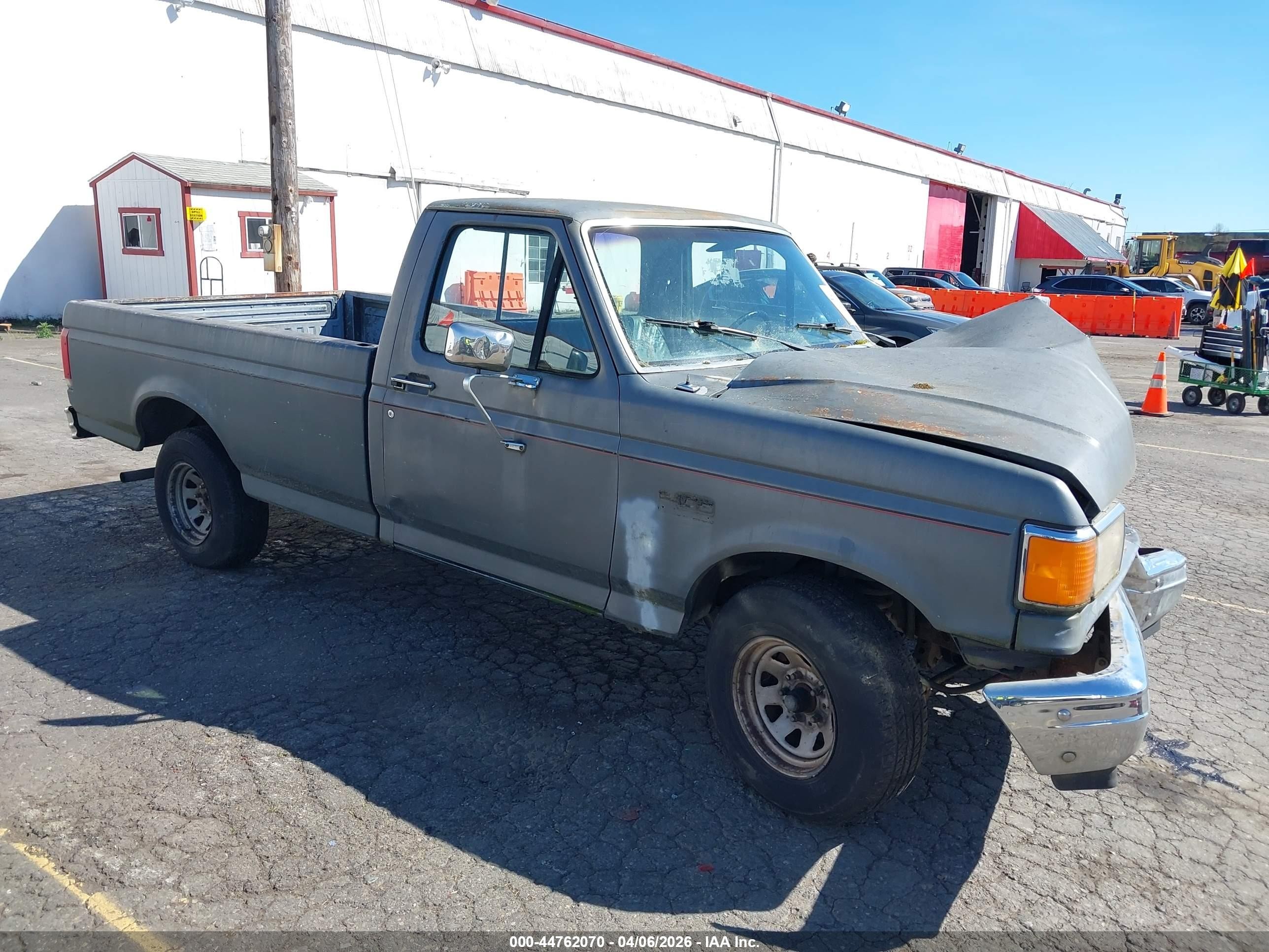 1989 Ford F-150, VIN 1FTDF15Y3KNA20396 — Front end
