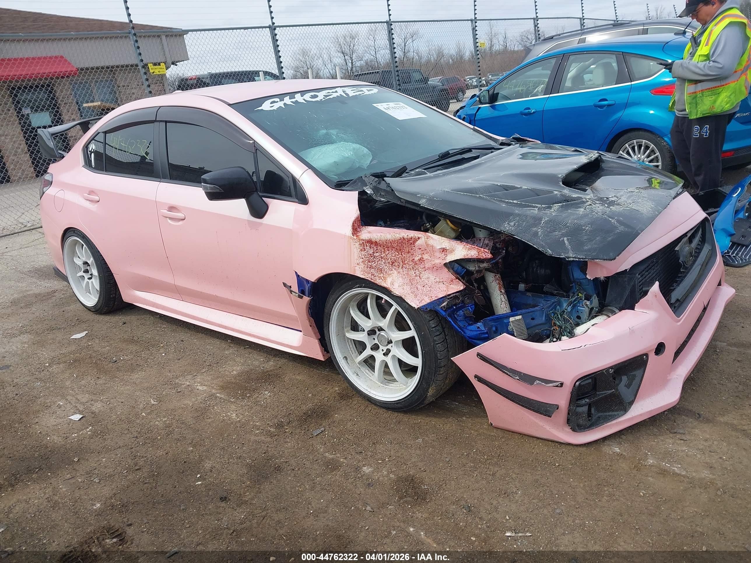 2015 Subaru WRX STI Launch, VIN JF1VA2W60F9801046 — Front end