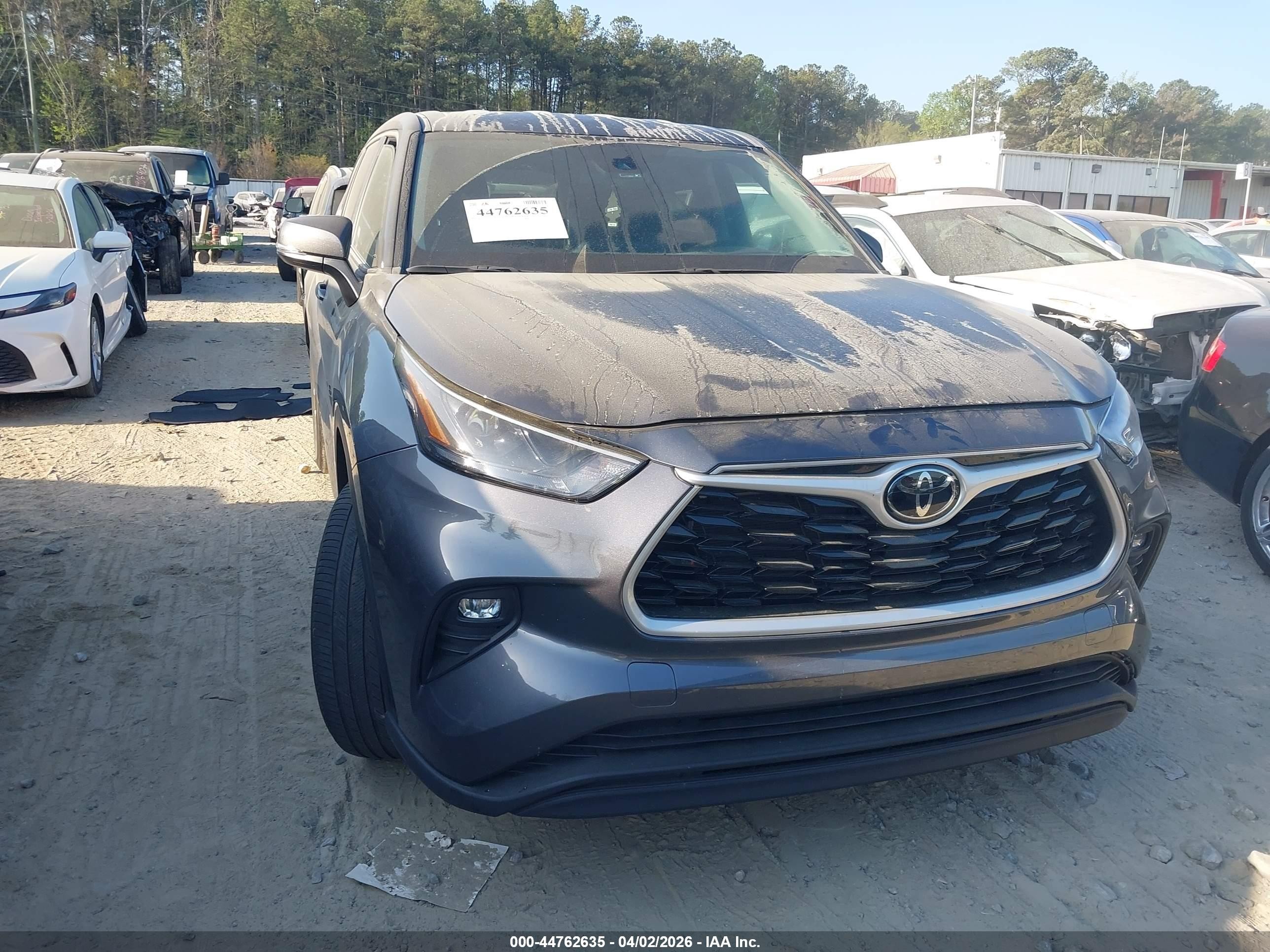 2023 Toyota Highlander L, VIN 5TDKDRAH6PS510396 — Rear end