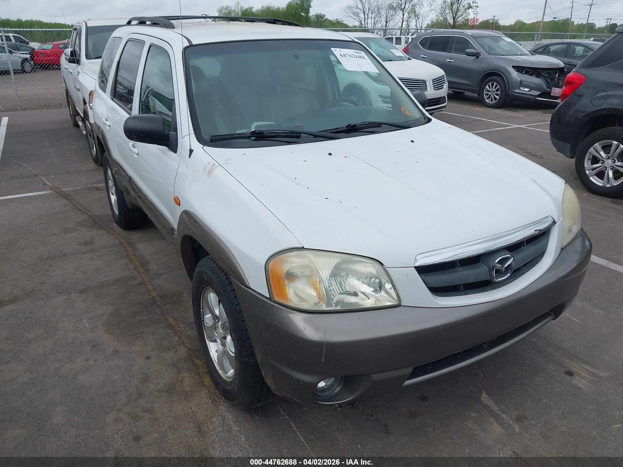 2003 Mazda Tribute ES, VIN 4F2CZ06163KM51462 — Днище