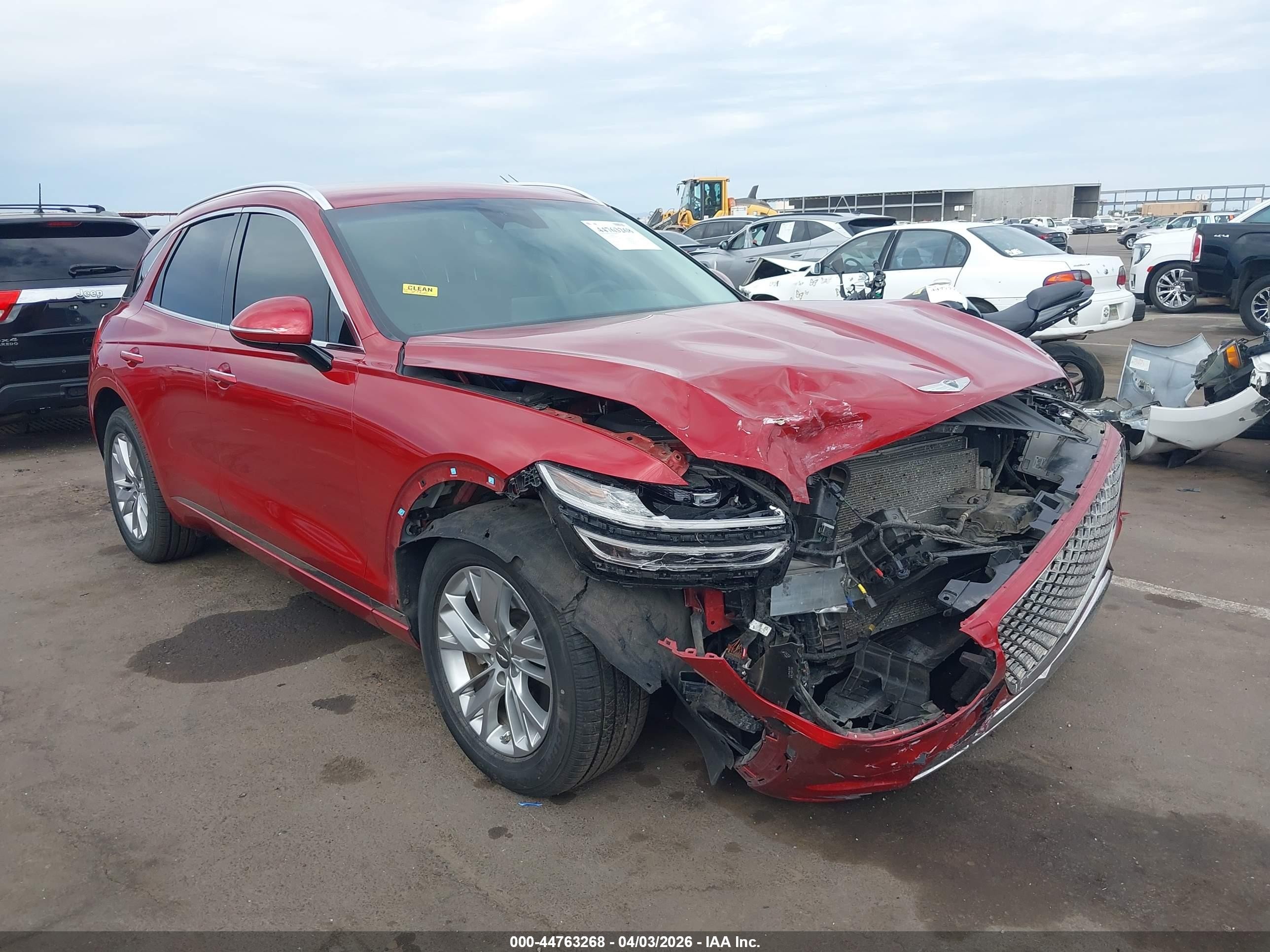 2023 Genesis GV70 2.5T, VIN KMUMADTB6PU108805 — Front end