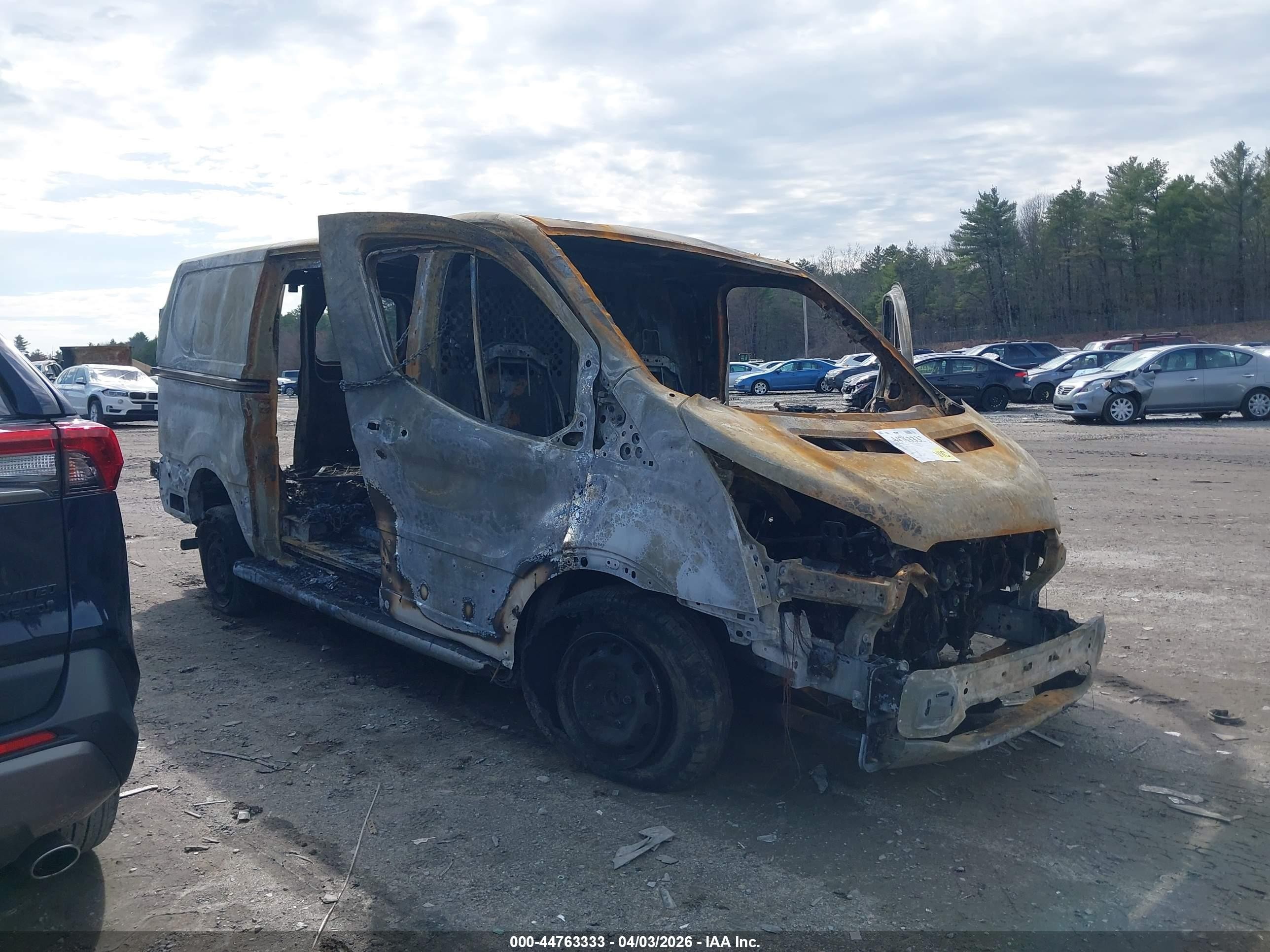 2023 Ford Transit Cargo, VIN 1FTBR1Y89PKB40514 — Burn