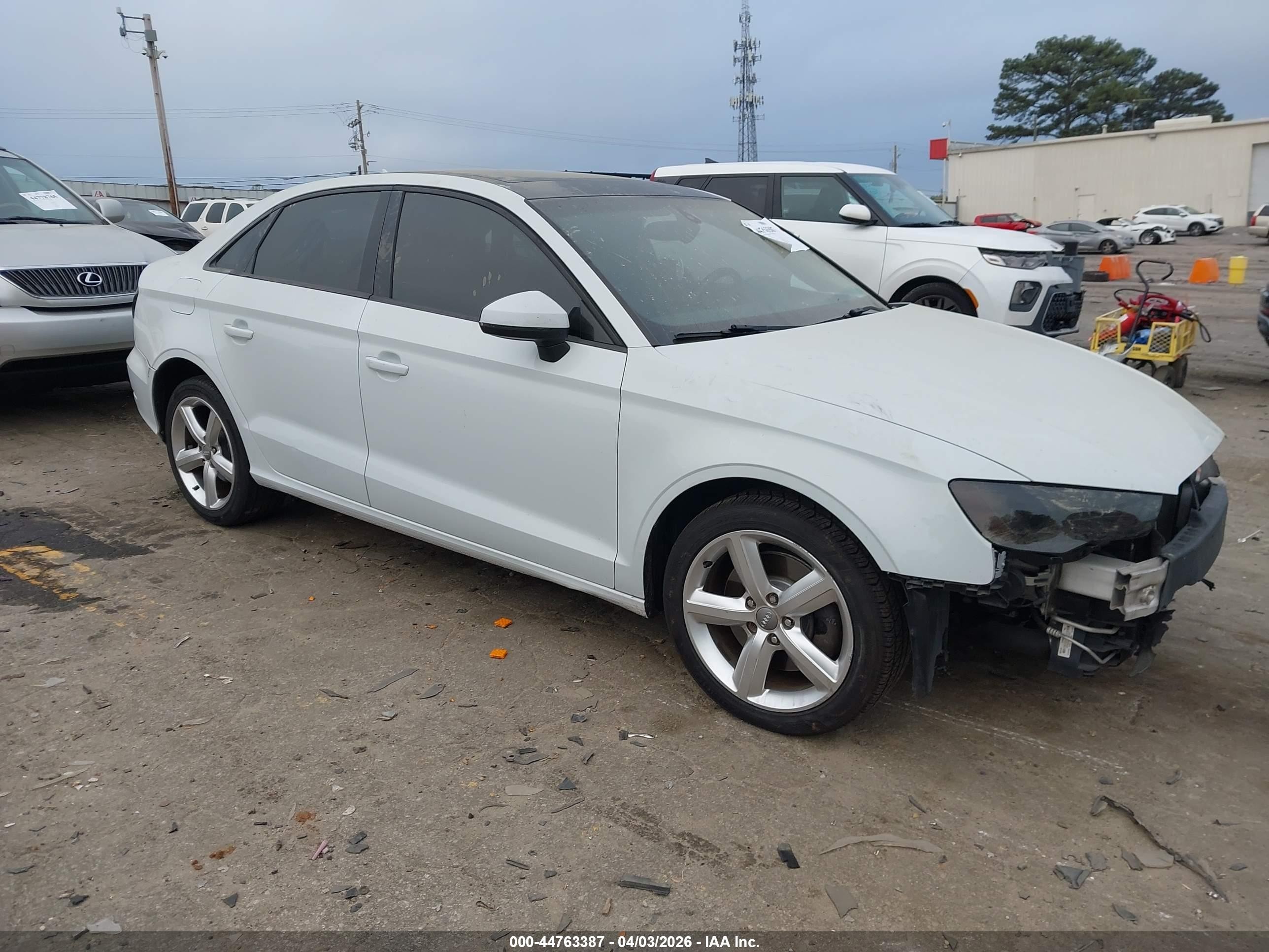 2015 Audi A3 Premium, VIN WAUACGFF7F1125383 — Front end