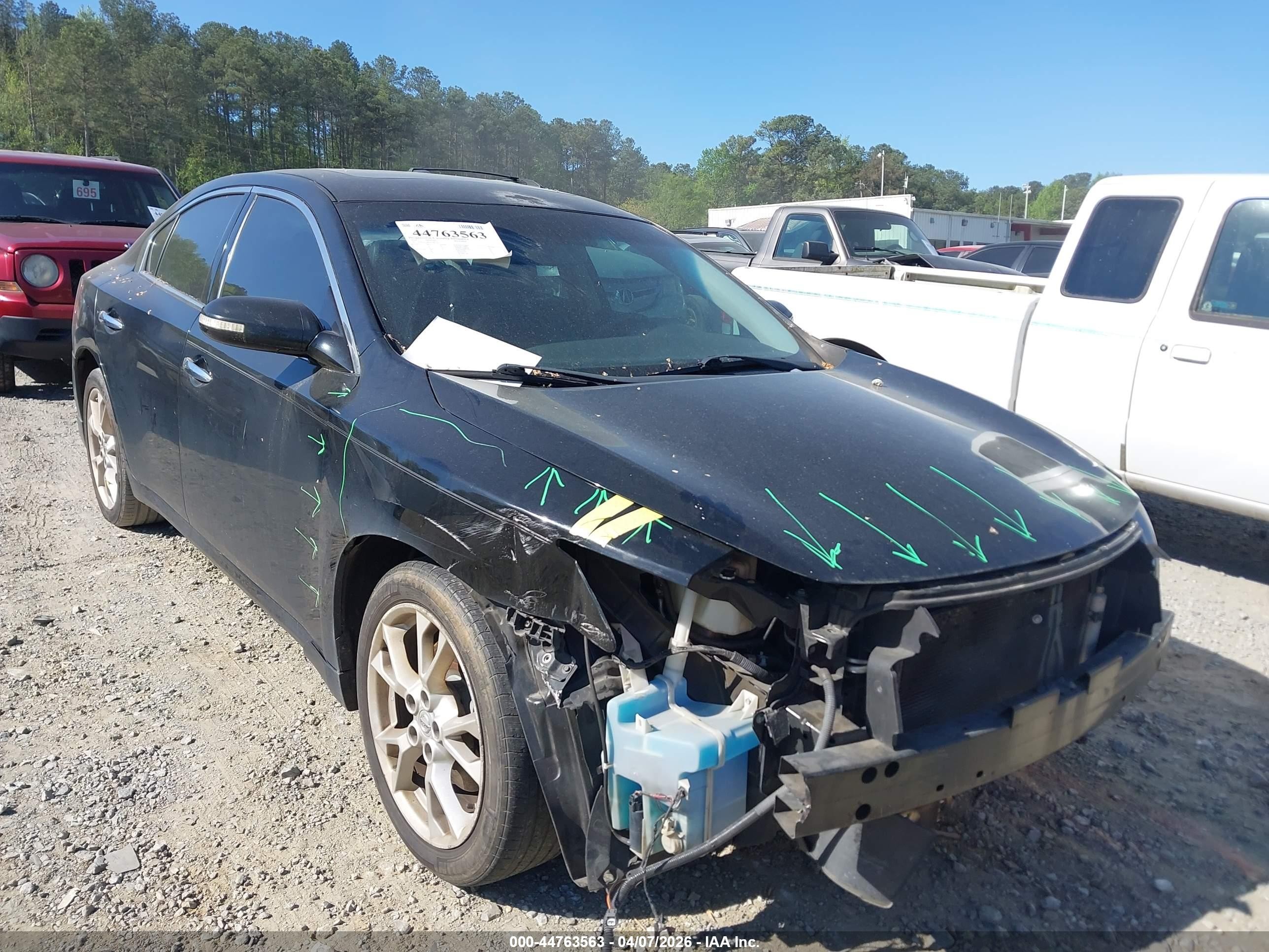 2014 Nissan Maxima S, VIN 1N4AA5AP6EC491261 — Перед