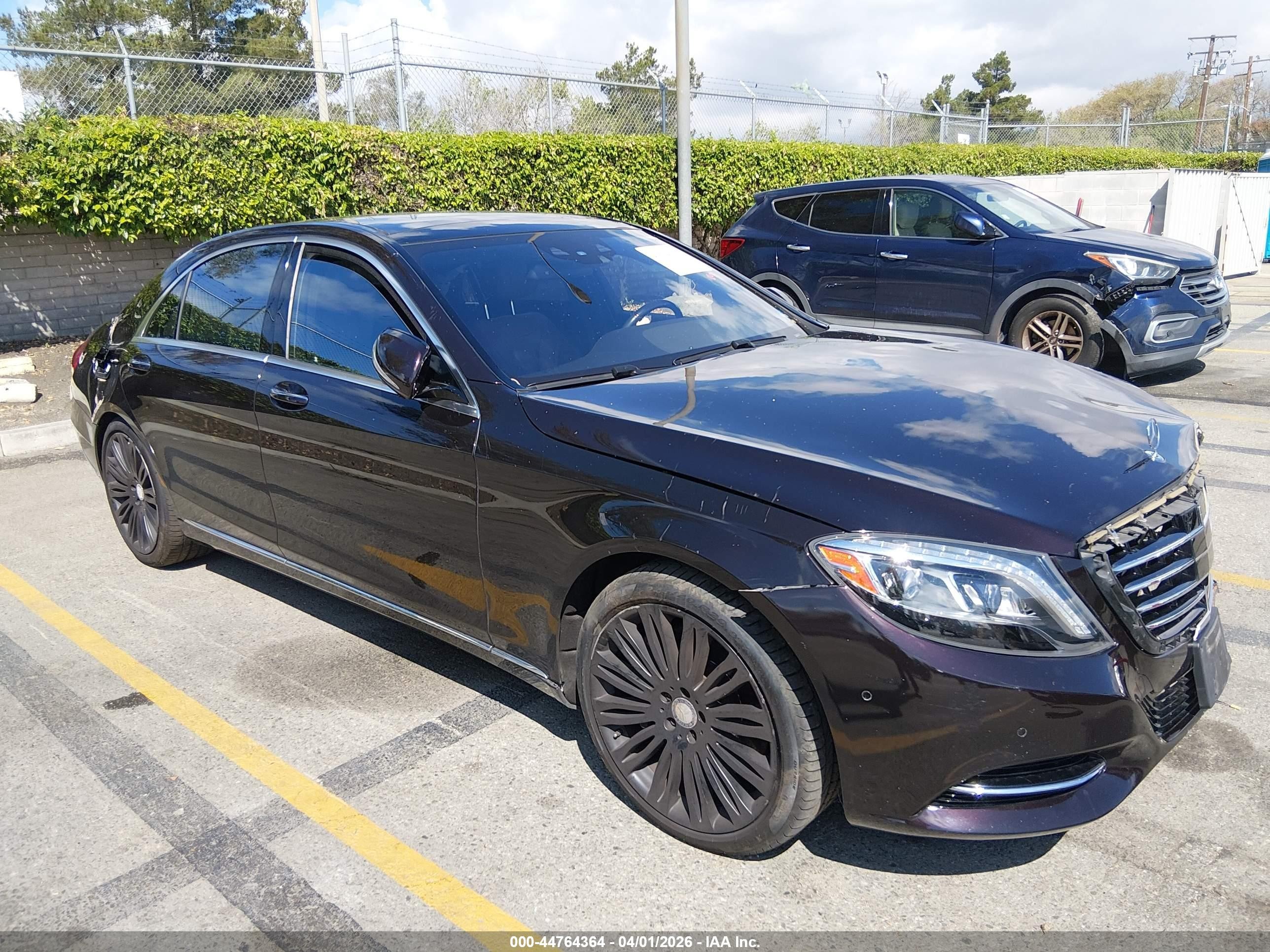 2015 Mercedes-Benz S 550, VIN WDDUG8CB3FA202901 — Фото с аукциона