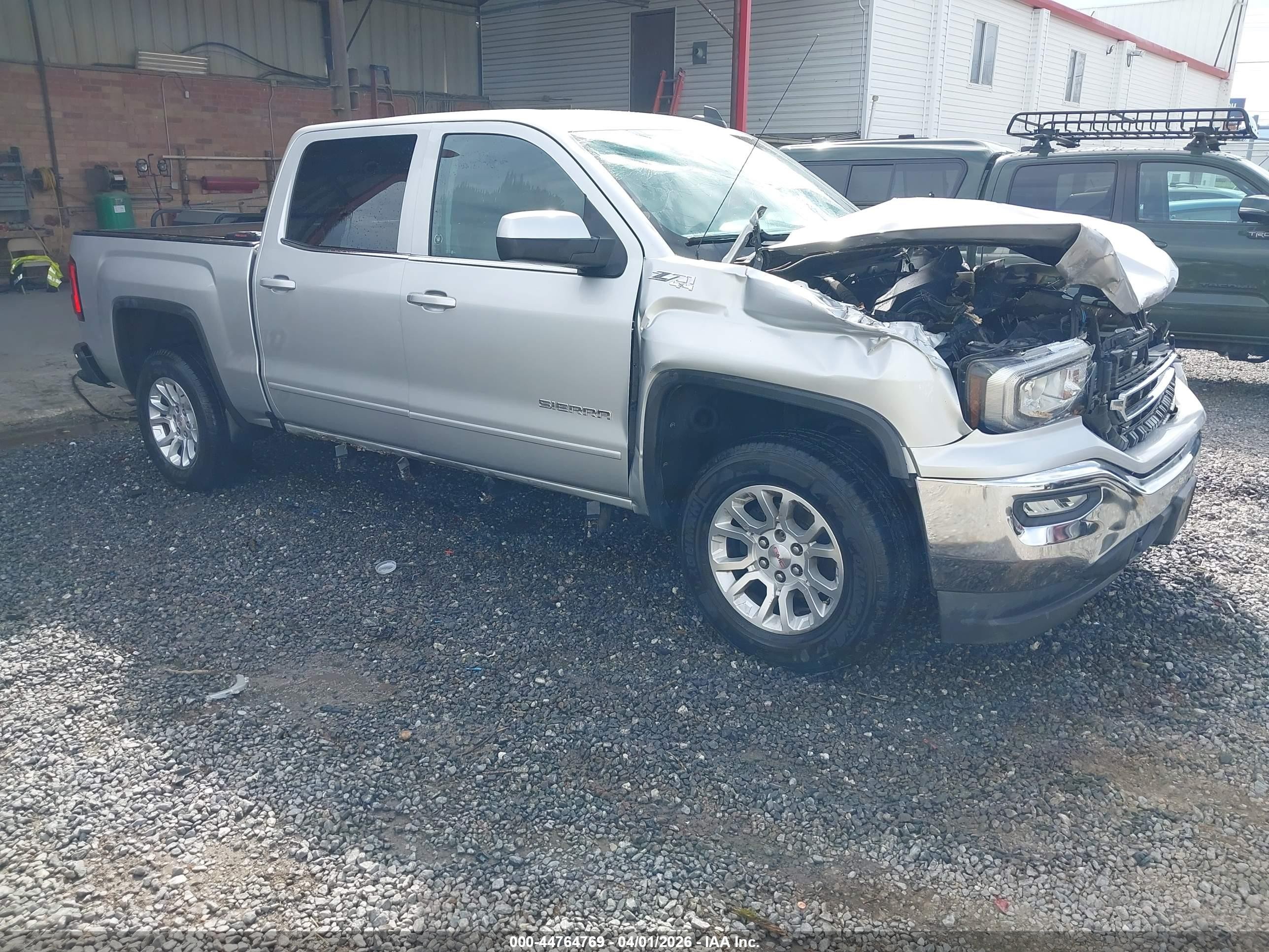 2017 GMC Sierra 1500 SLE, VIN 3GTU2MEC4HG450439 — Theft recovery