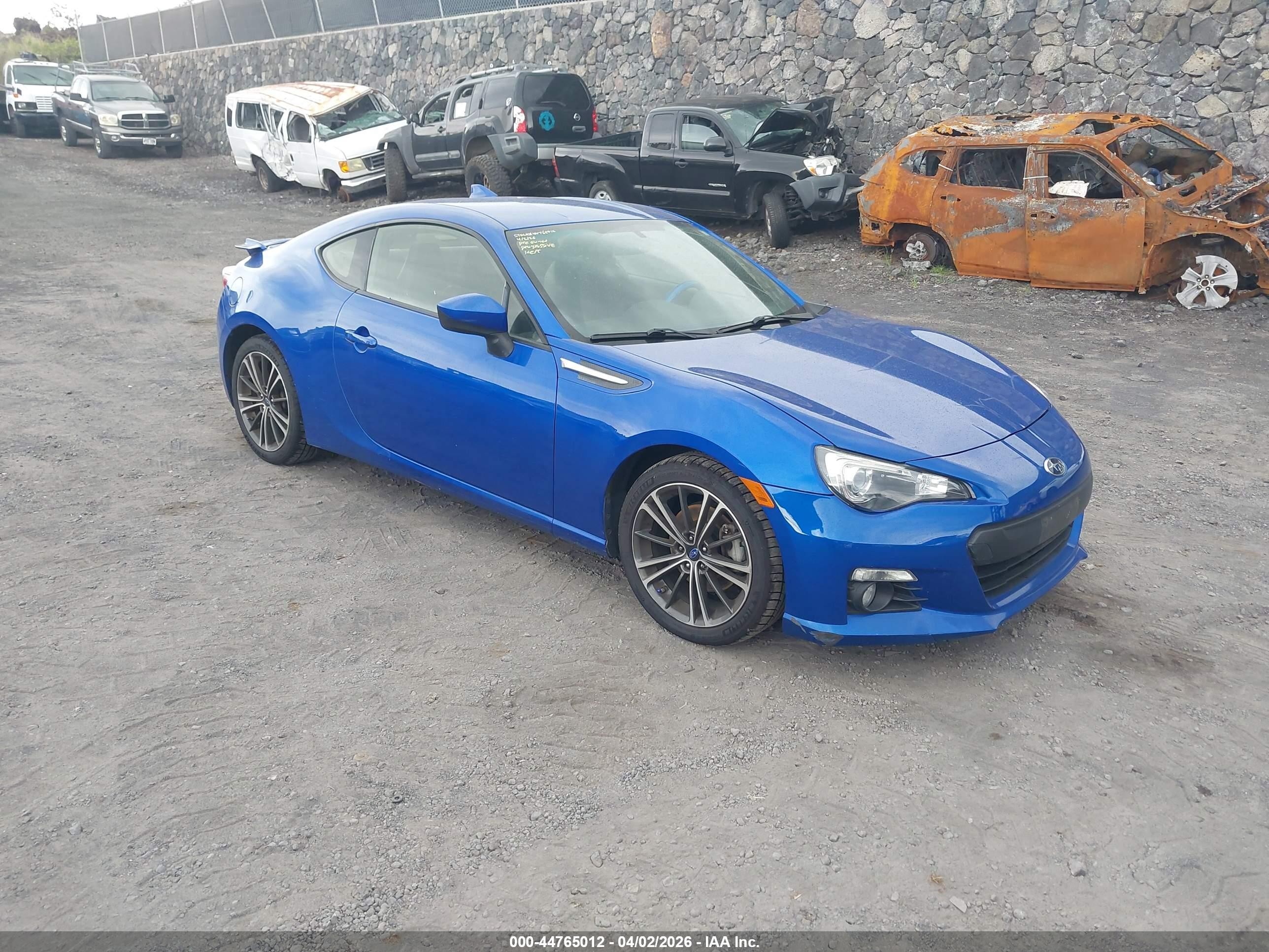 2015 Subaru BRZ Limited, VIN JF1ZCAC19F9603709 — Water / flood