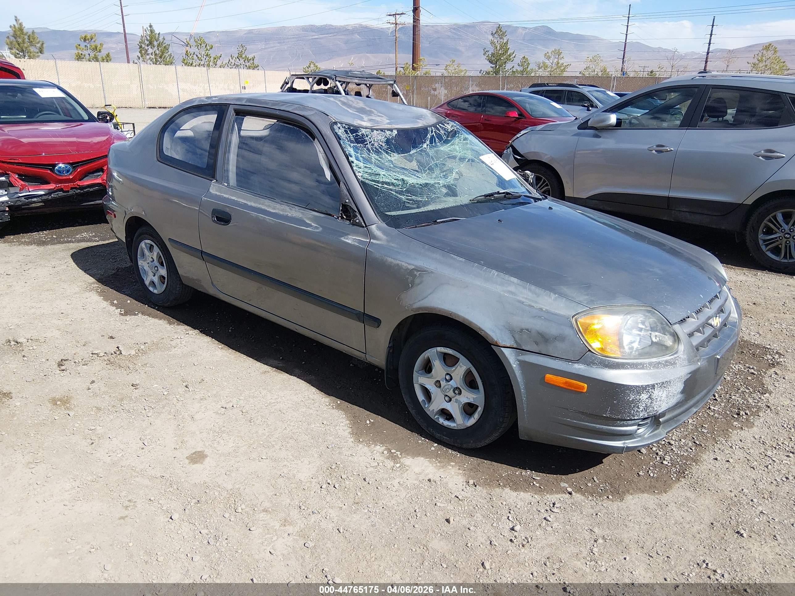 2003 Hyundai Accent, VIN KMHCF35C93U270269 — Крыша