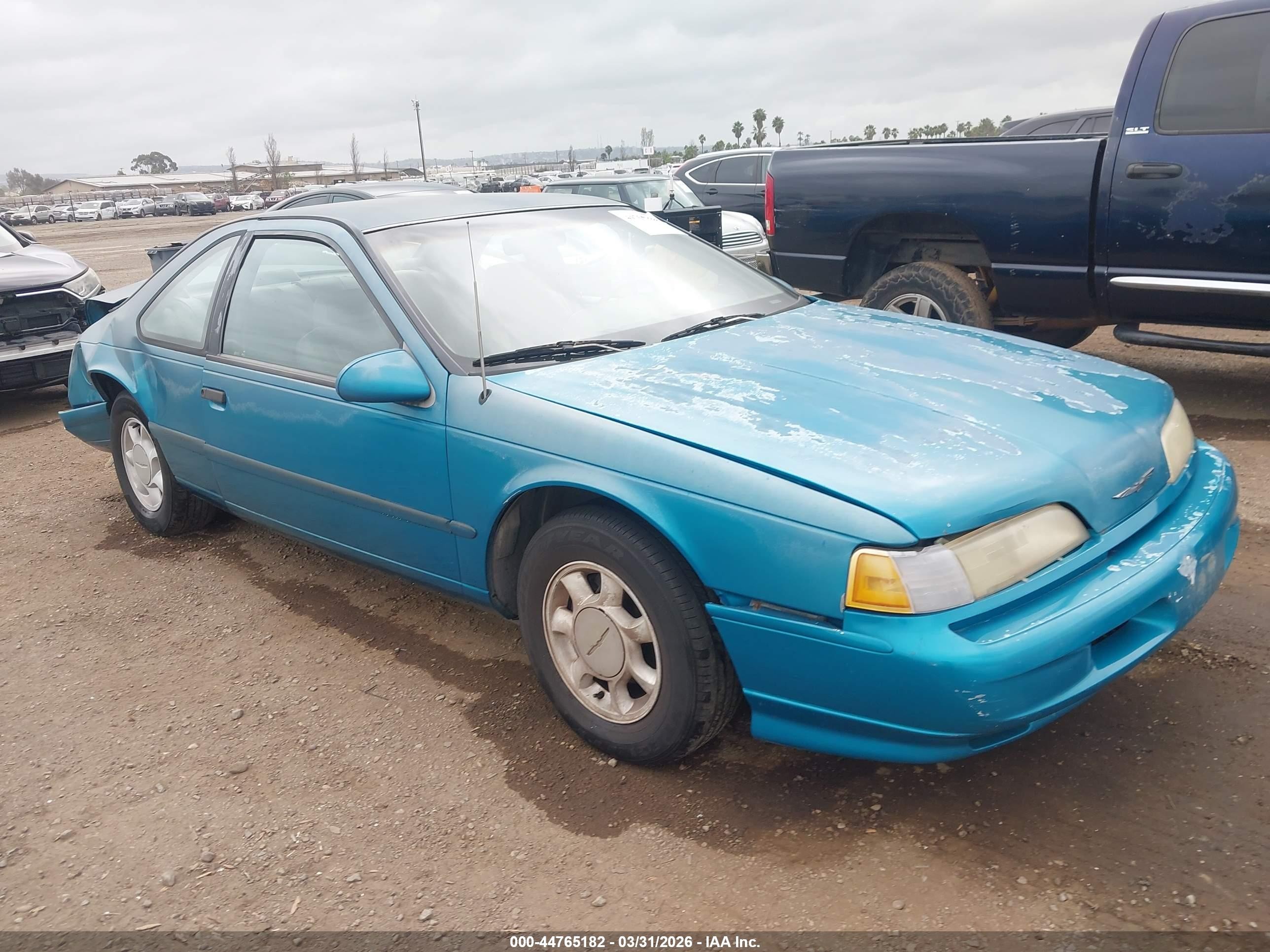 1993 Ford Thunderbird LX, VIN 1FAPP6245PH181580 — Rear end