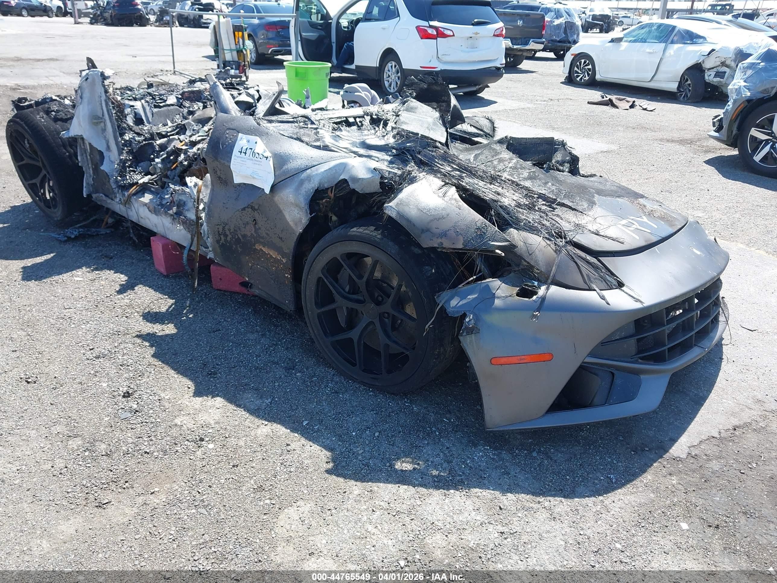 2016 Ferrari F12, VIN ZFF74UFA3G0213420 — Burn