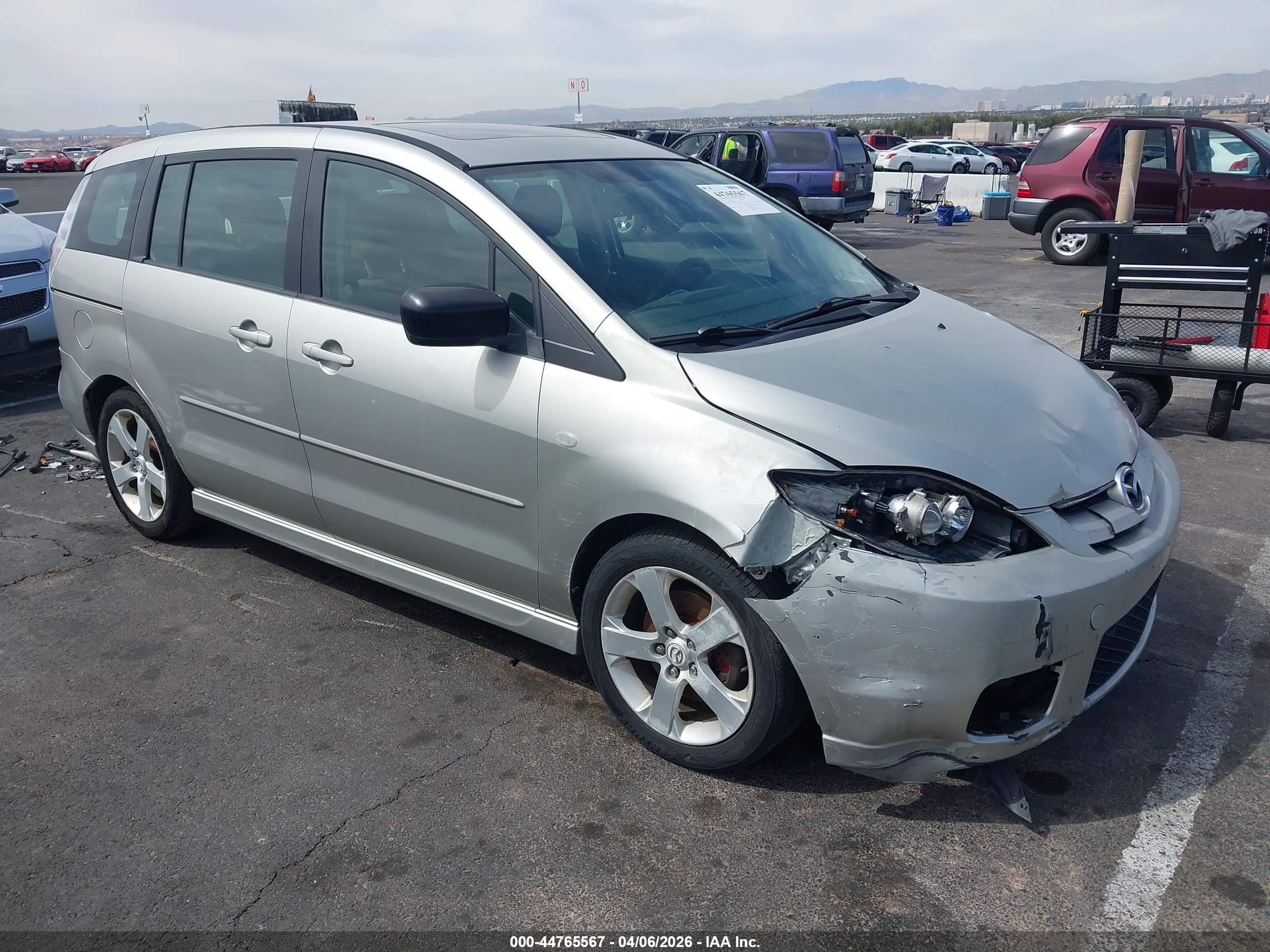 2006 Mazda 5 Touring, VIN JM1CR29L160122676 — Front end