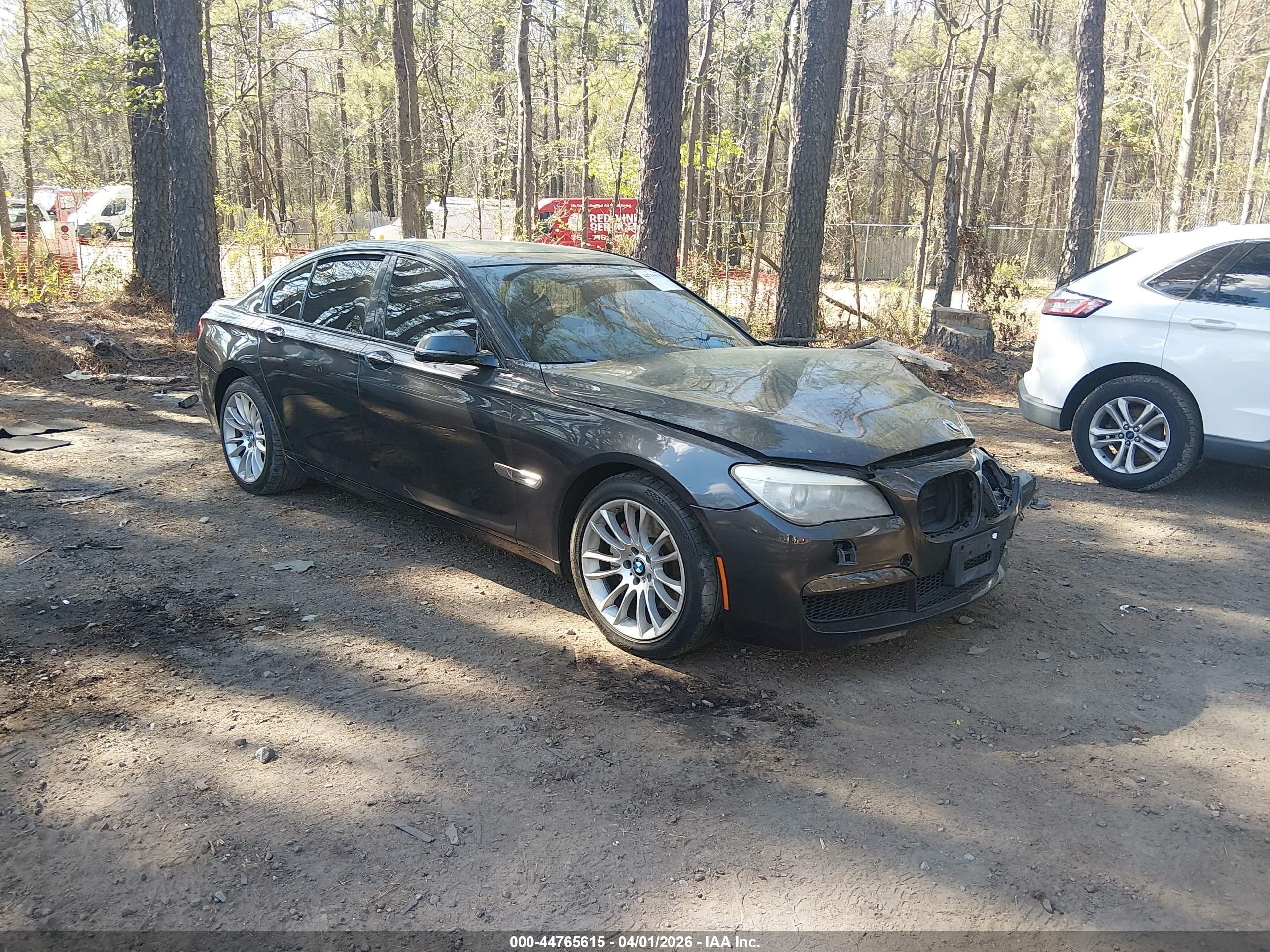 2013 BMW 7 Series 740i, VIN WBAYA6C54DD143376 — Front end