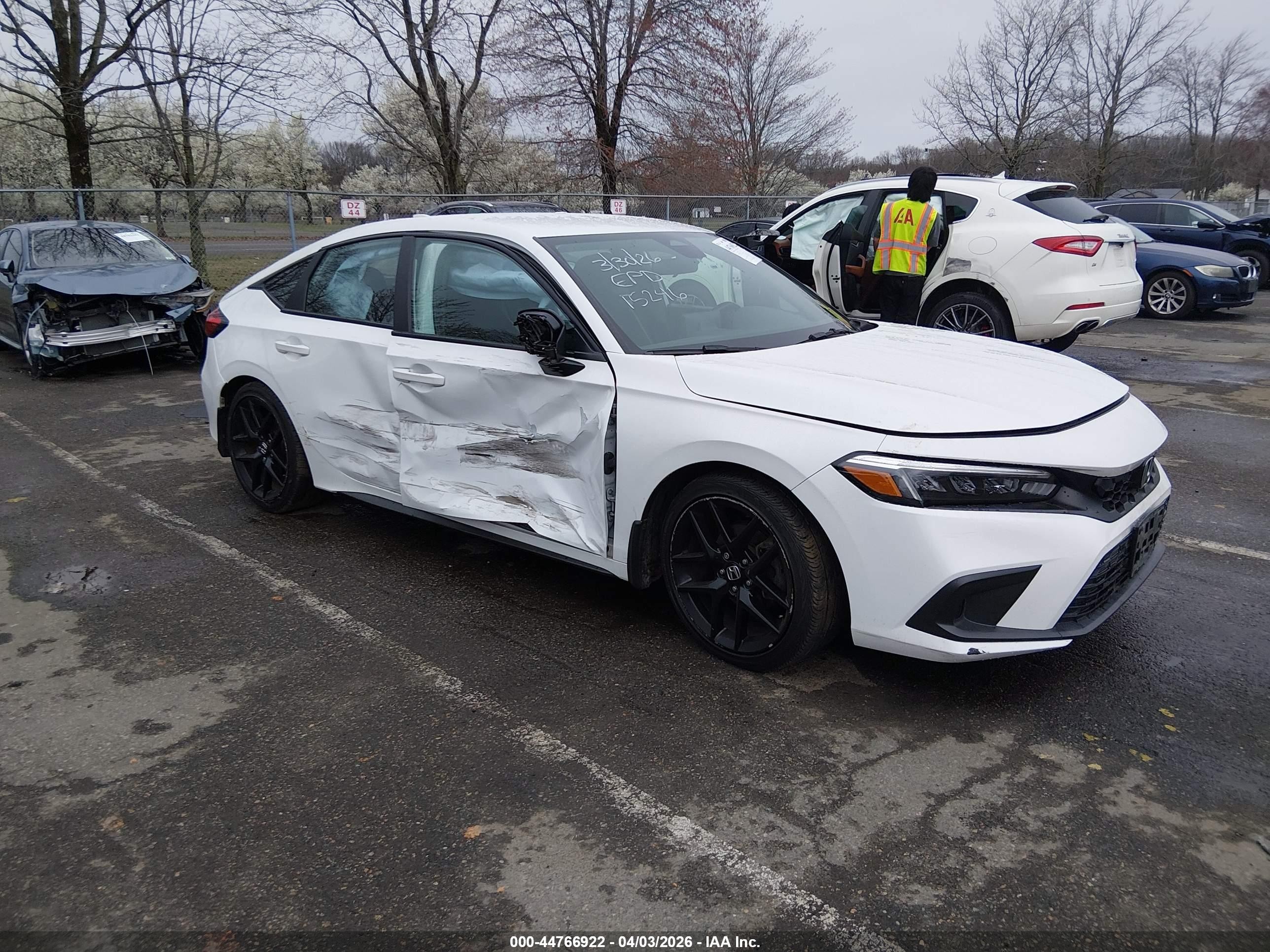 2022 Honda Civic Sport, VIN 19XFL2H89NE015246 — Side