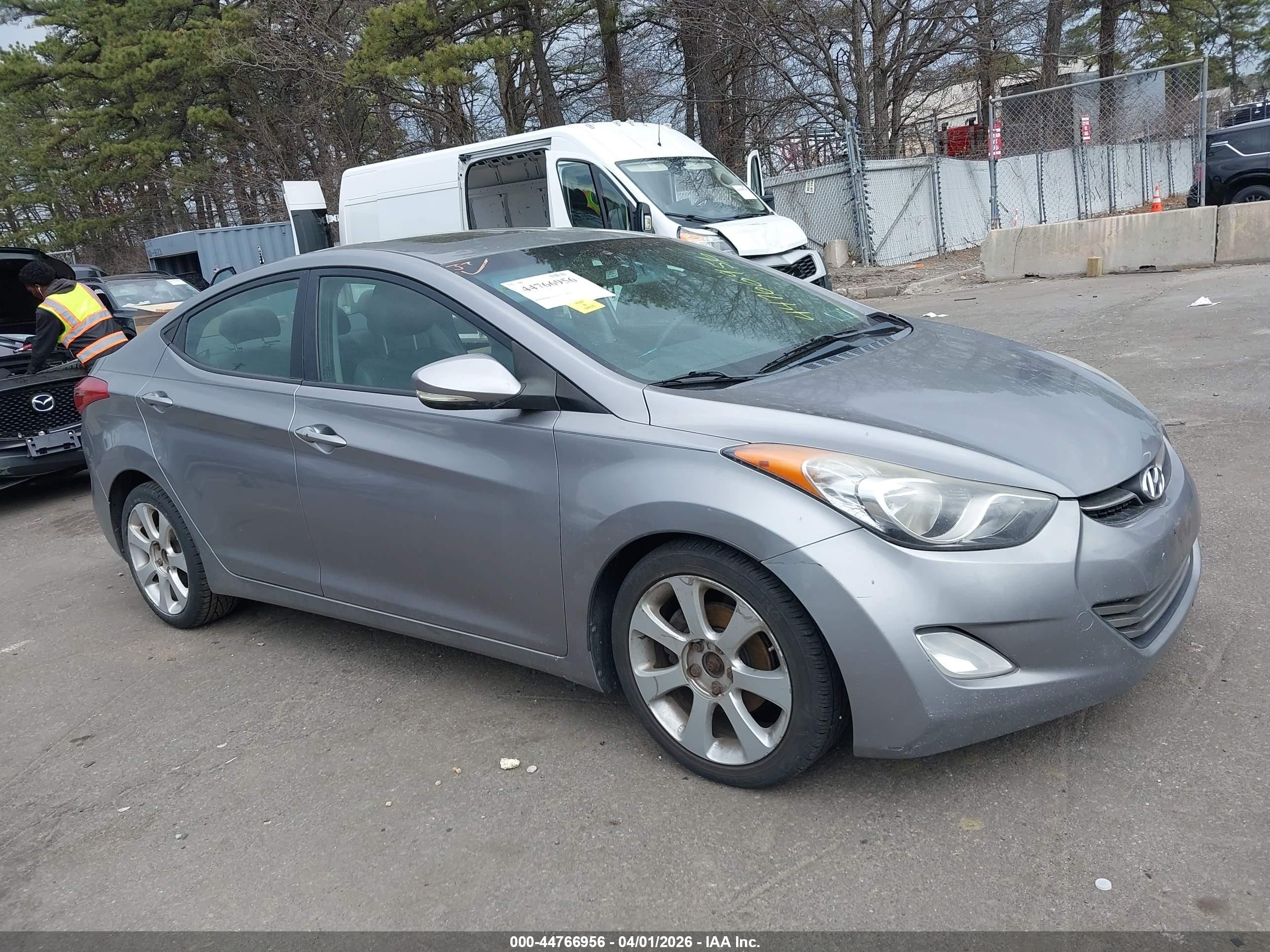 2012 Hyundai Elantra GLS, VIN KMHDH4AE7CU214987 — Side