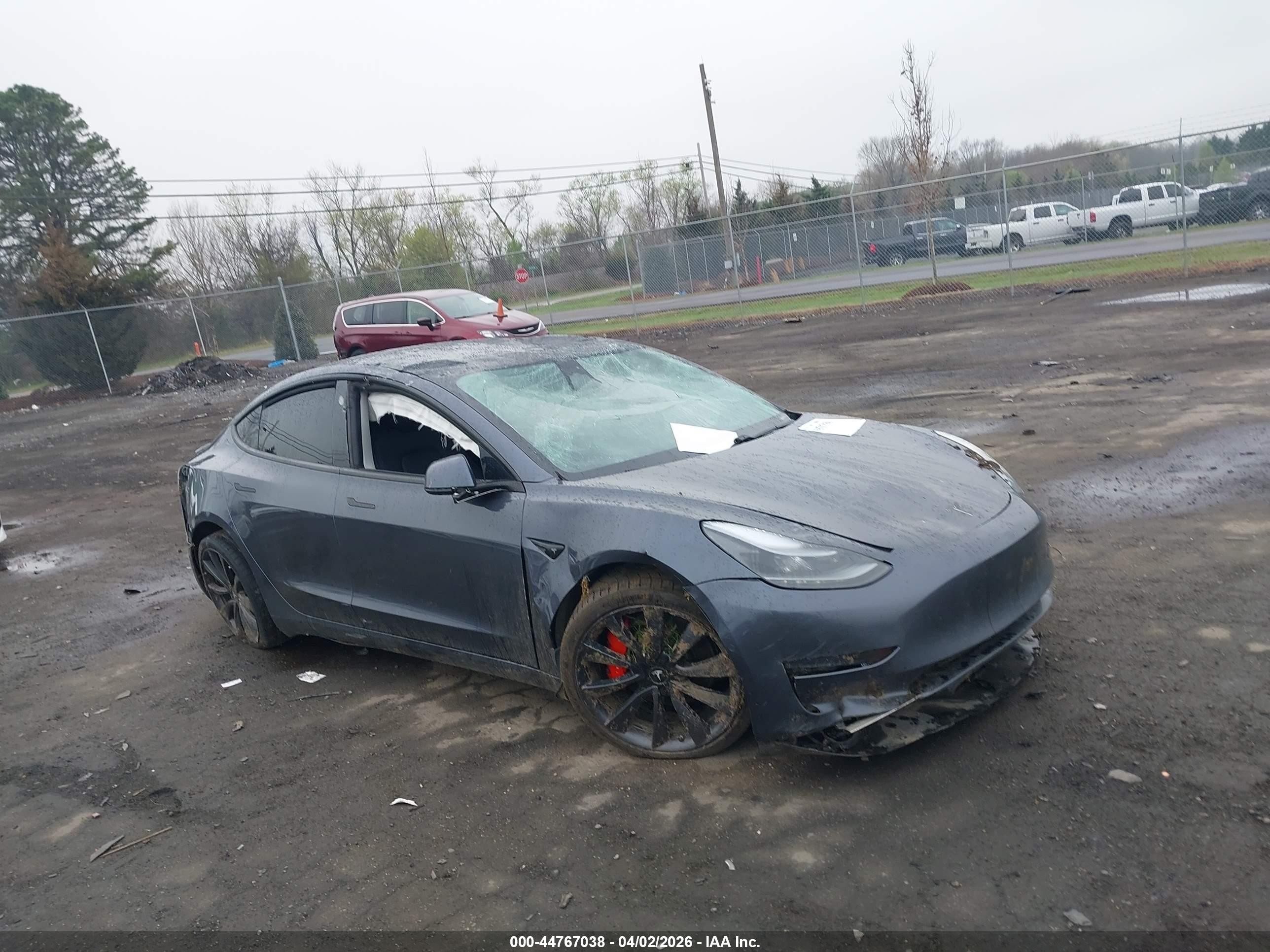 2020 Tesla Model 3 Performance, VIN 5YJ3E1EC9LF721172 — Roof