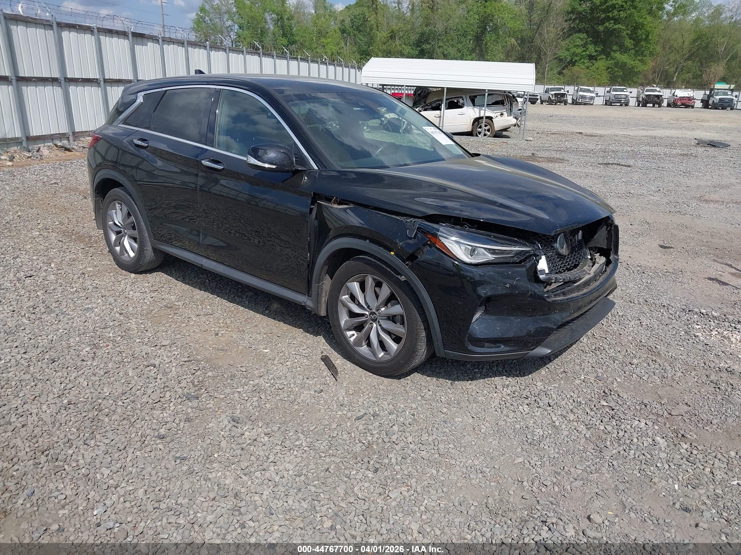 2022 Infiniti QX50 Pure, VIN 3PCAJ5AA4NF109379 — Front end
