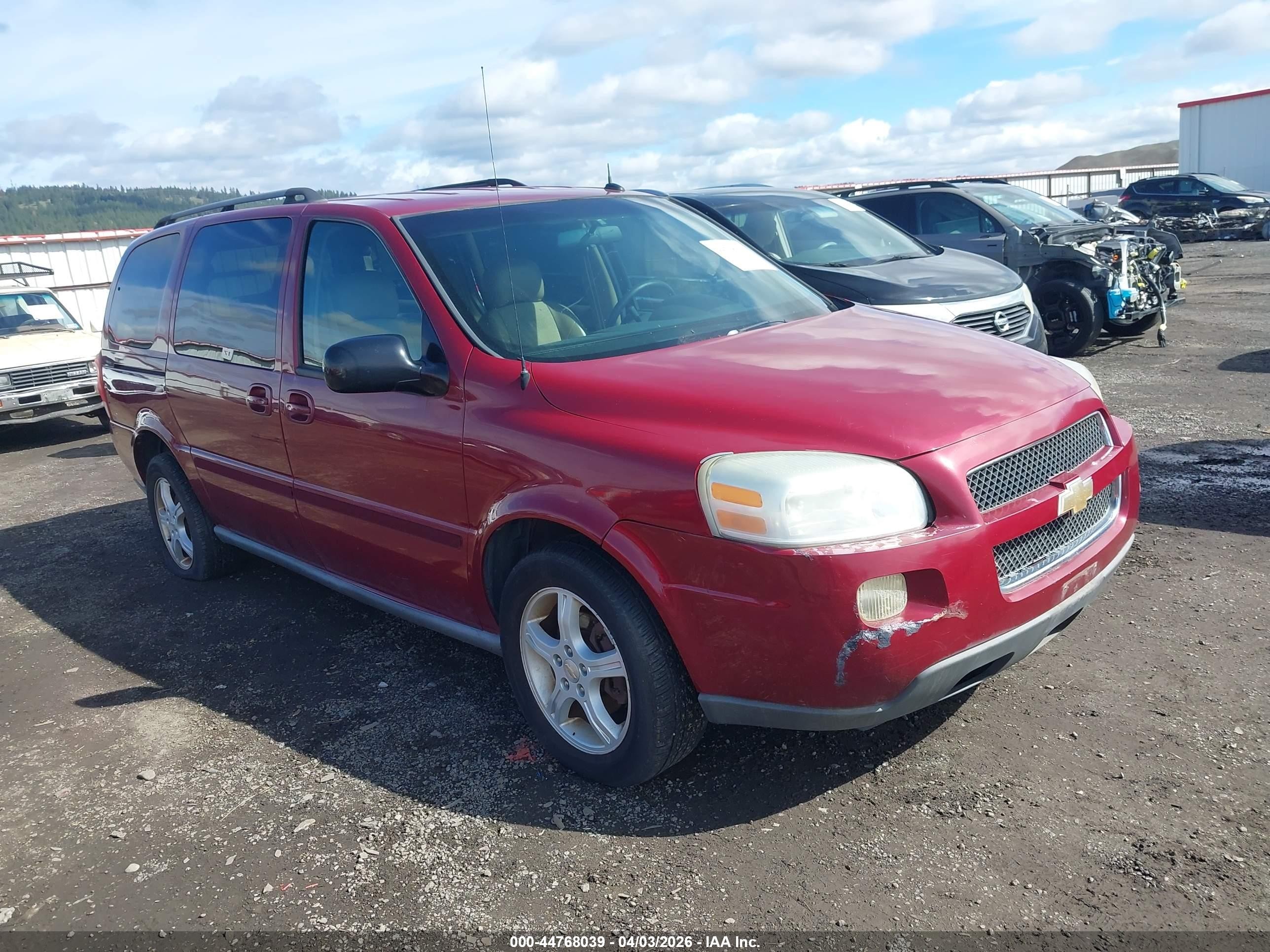 2005 Chevrolet Uplander LS, VIN 1GNDV23L65D264514 — Rear end