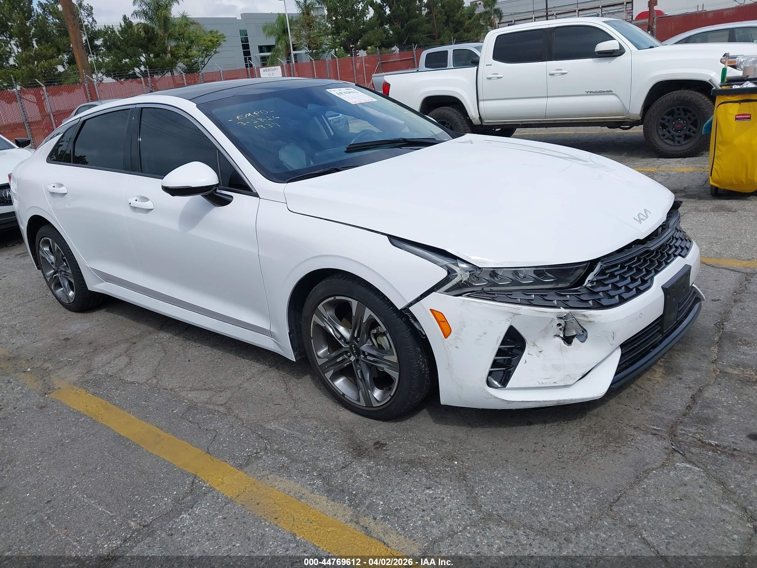 2023 Kia K5 EX, VIN 5XXG34J22PG182239 — Side