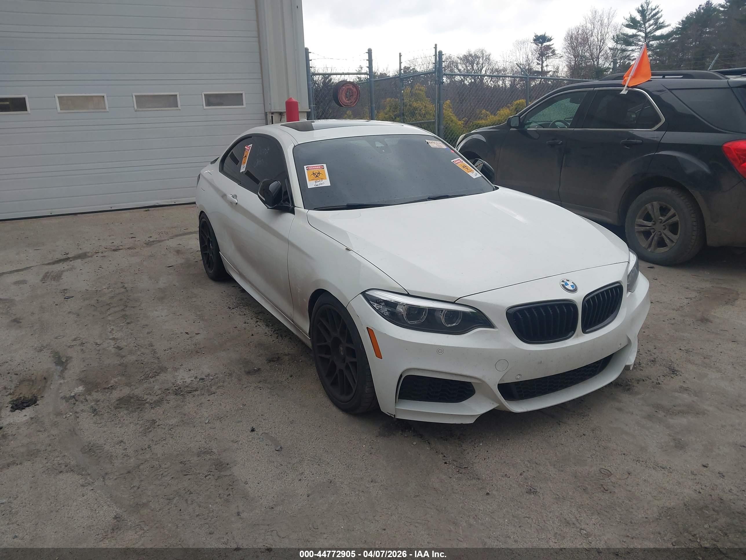 2021 BMW 2 Series M240i, VIN WBA2J5C06M7H41572 — Vandalism