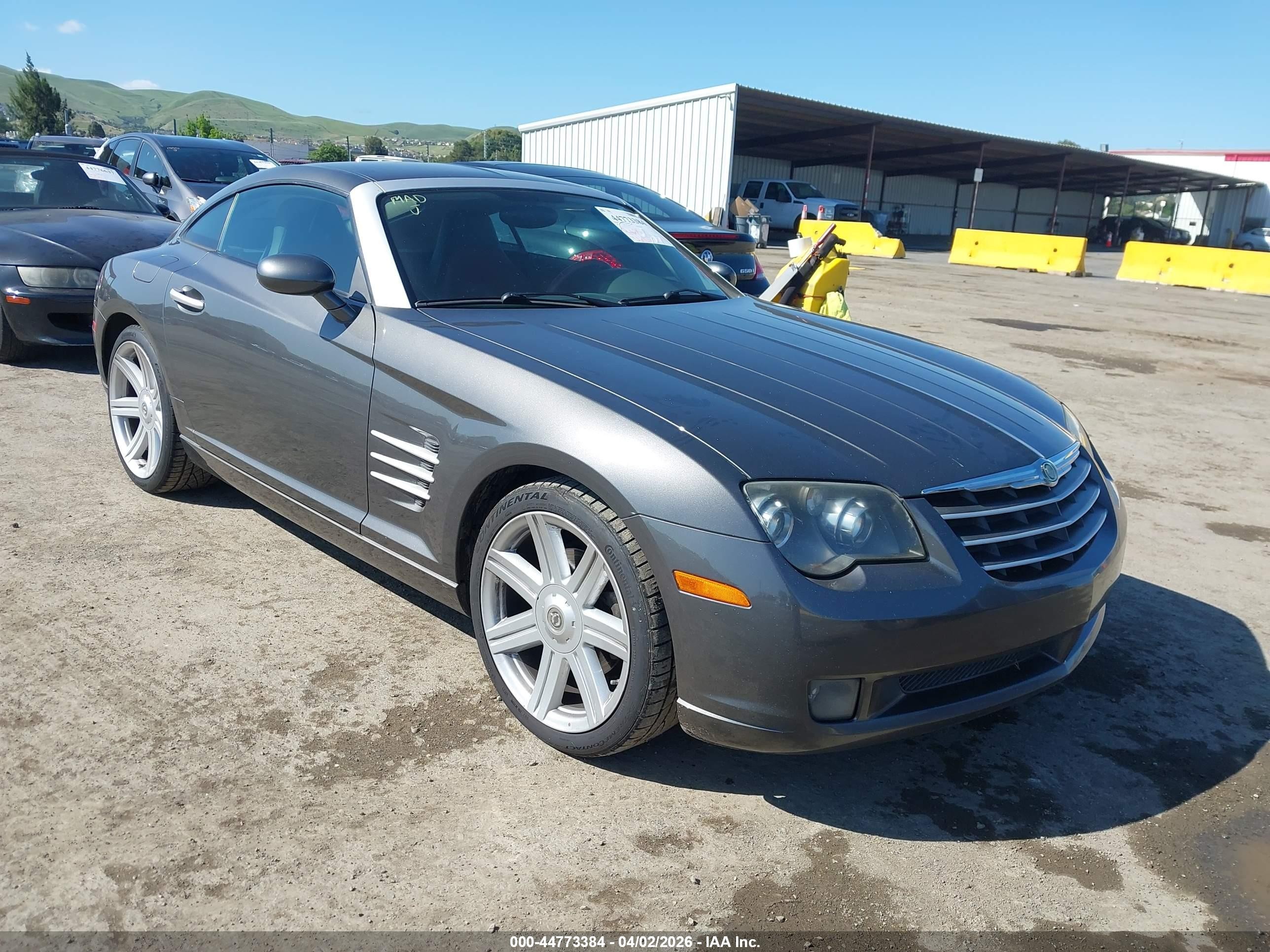 2004 Chrysler Crossfire, VIN 1C3AN69L44X010327 — Rear end