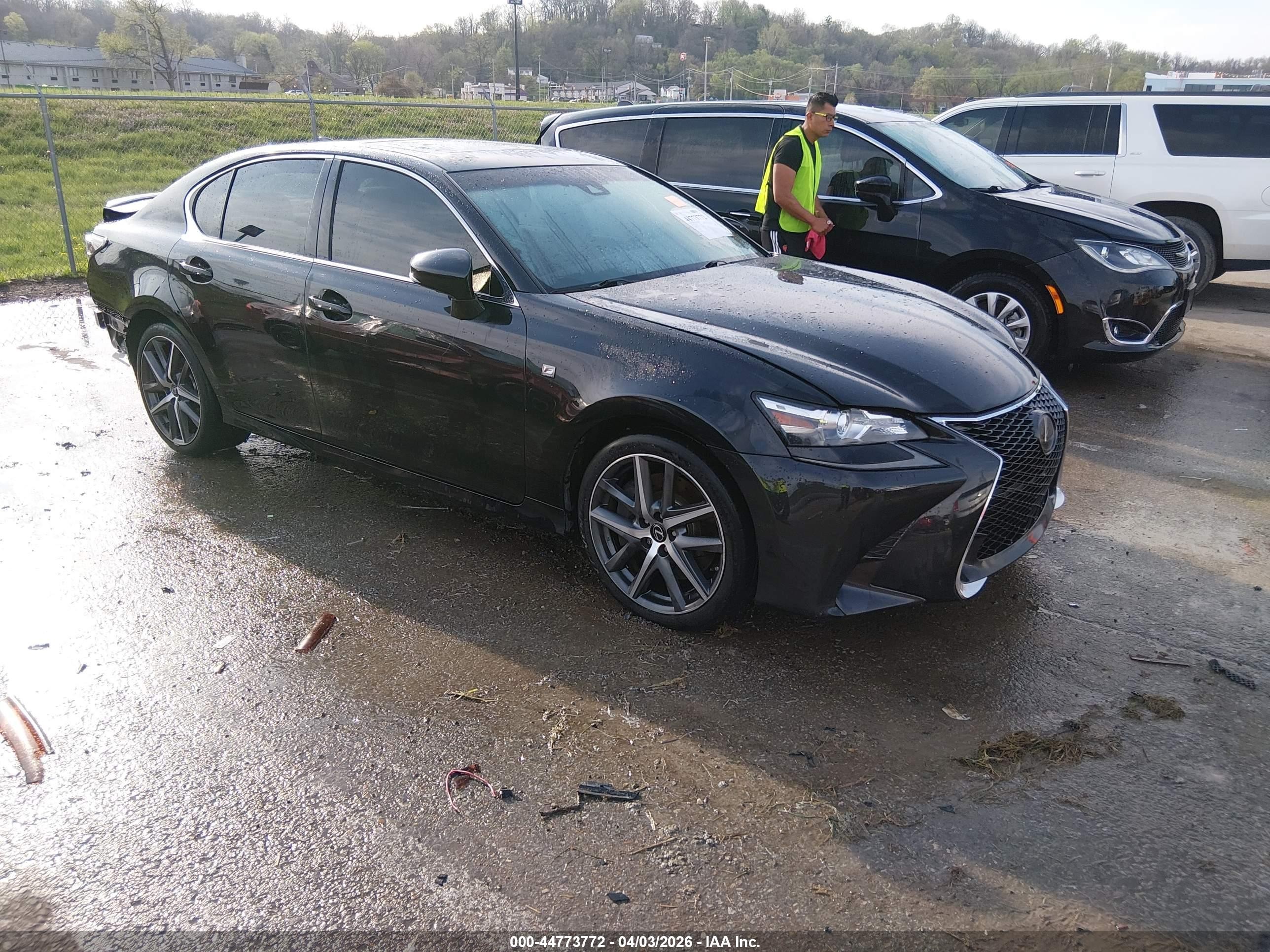 2018 Lexus GS 350 F Sport, VIN JTHBZ1BL6JA015821 — Rear end