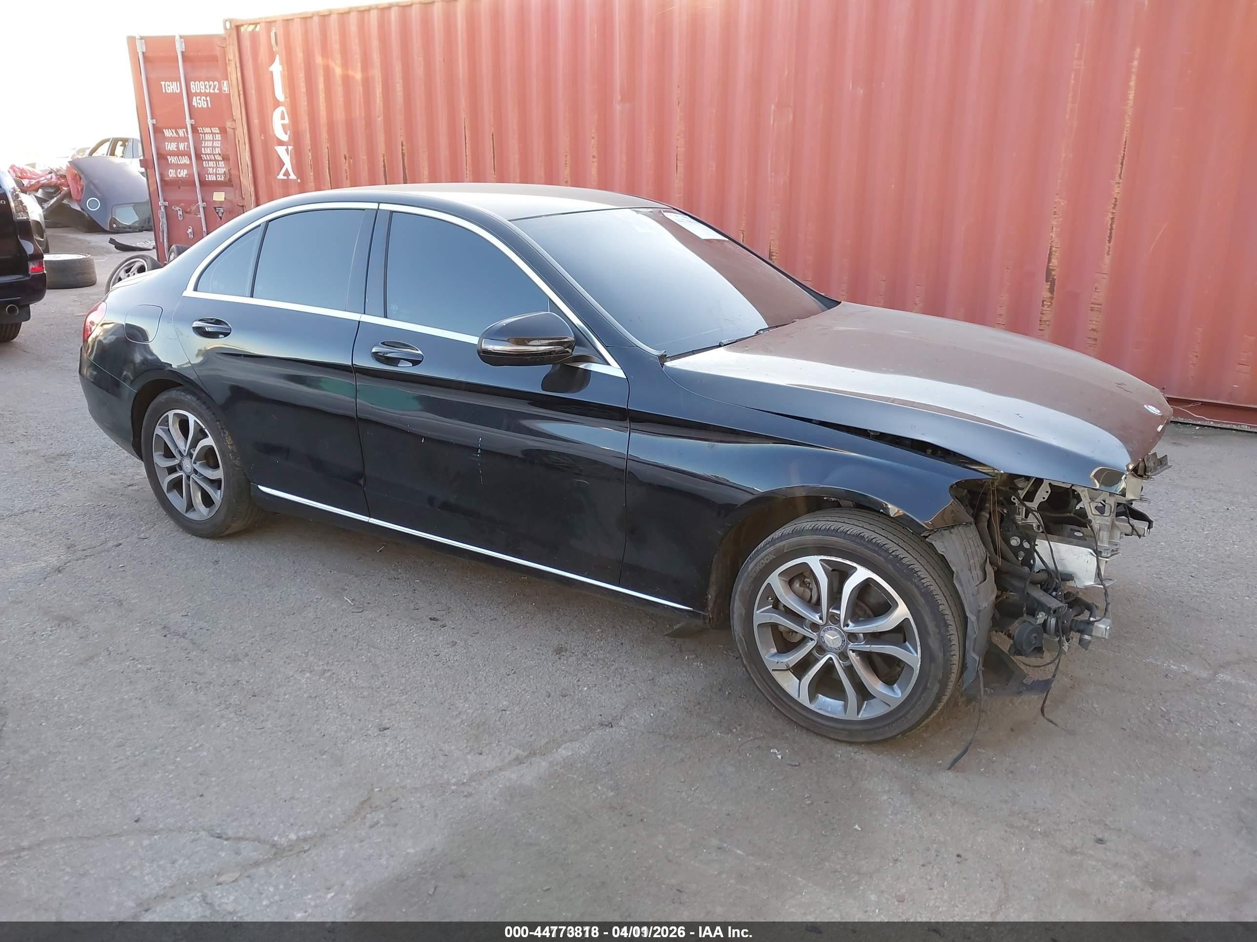 2017 Mercedes-Benz C 300, VIN 55SWF4JB9HU188514 — Stripped