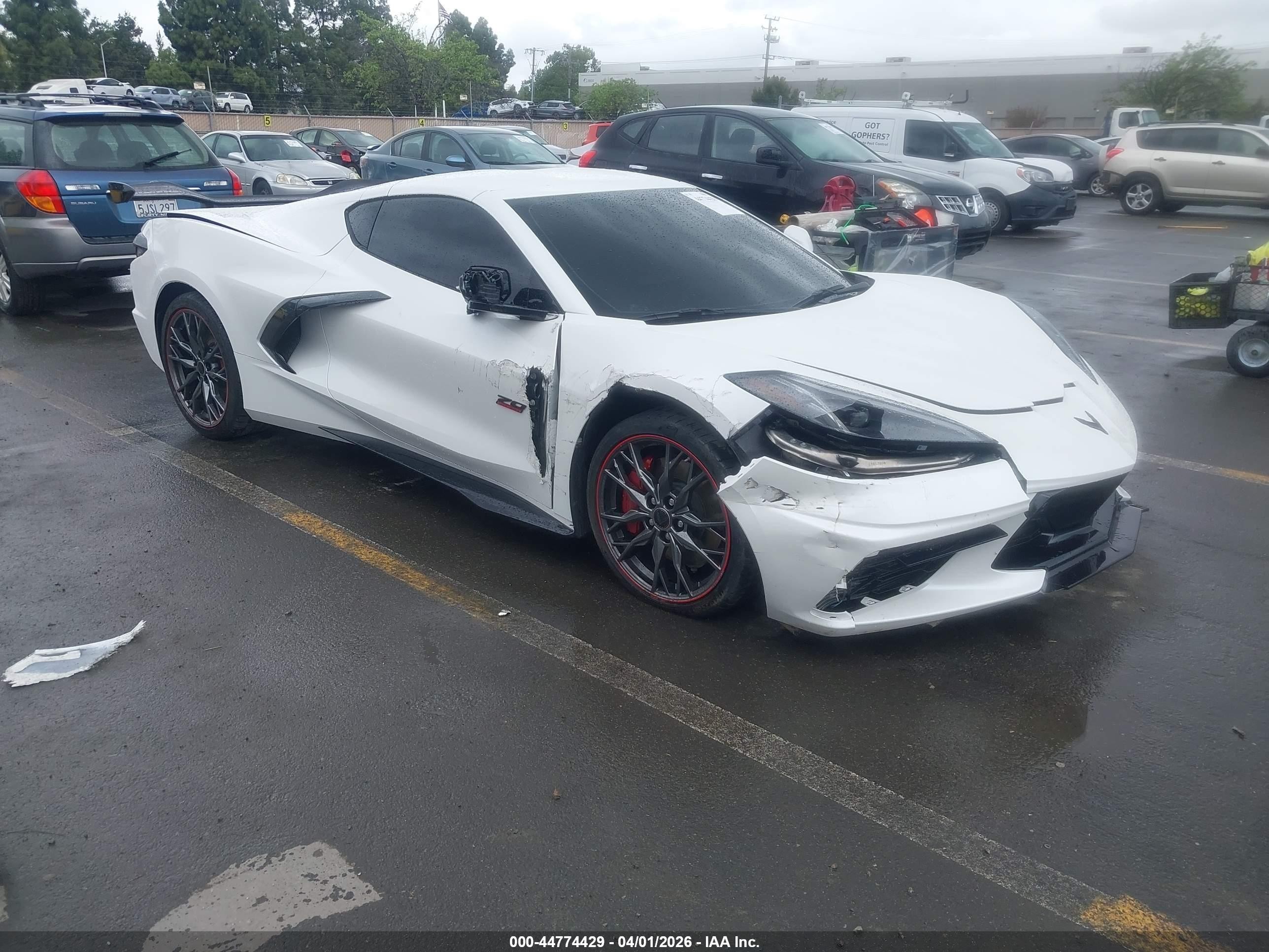 2023 Chevrolet Corvette 3LT, VIN 1G1YC2D47P5502562 — Фото с аукциона