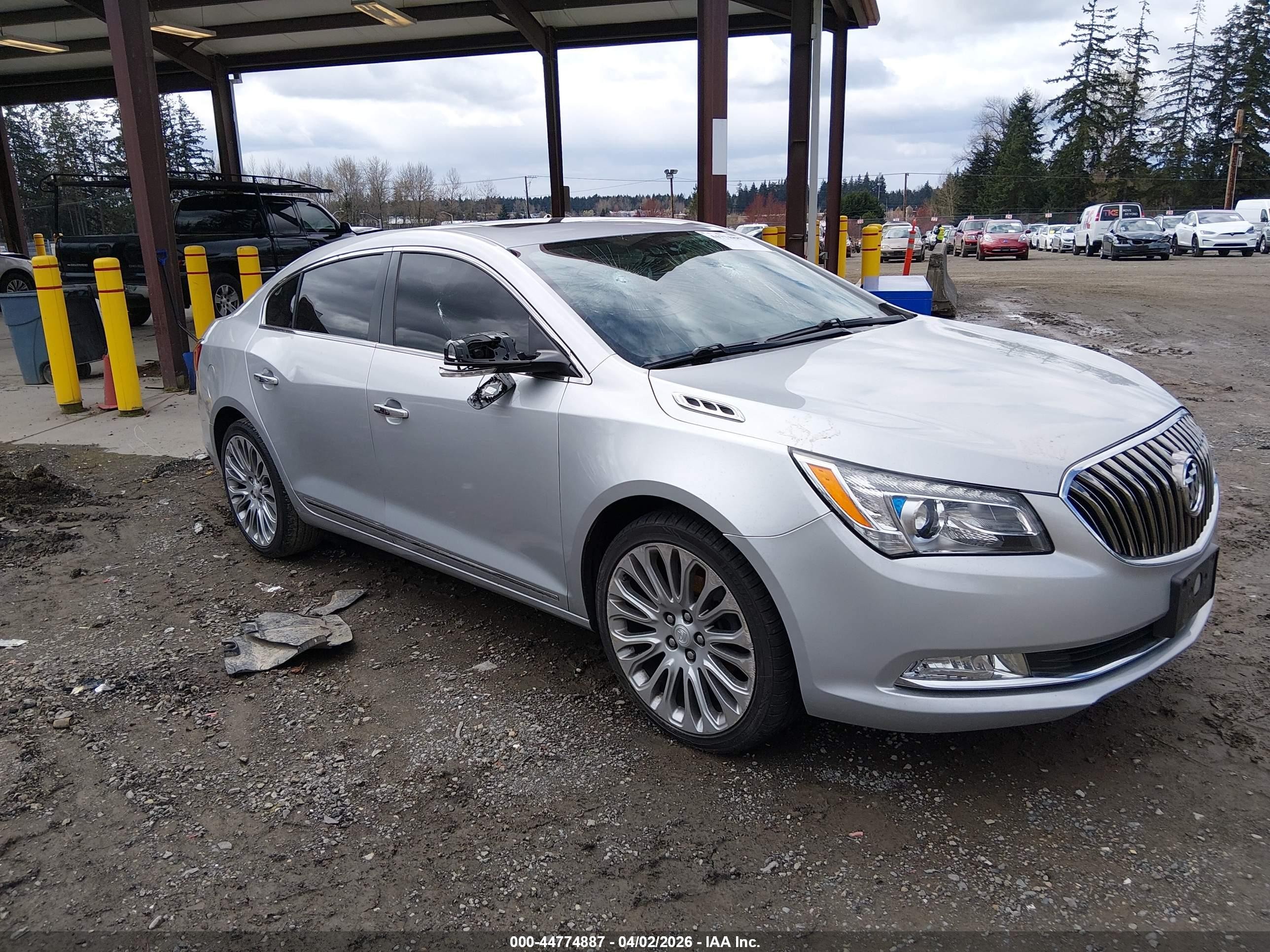 2014 Buick LaCrosse Premium II, VIN 1G4GF5G38EF101877 — Theft recovery