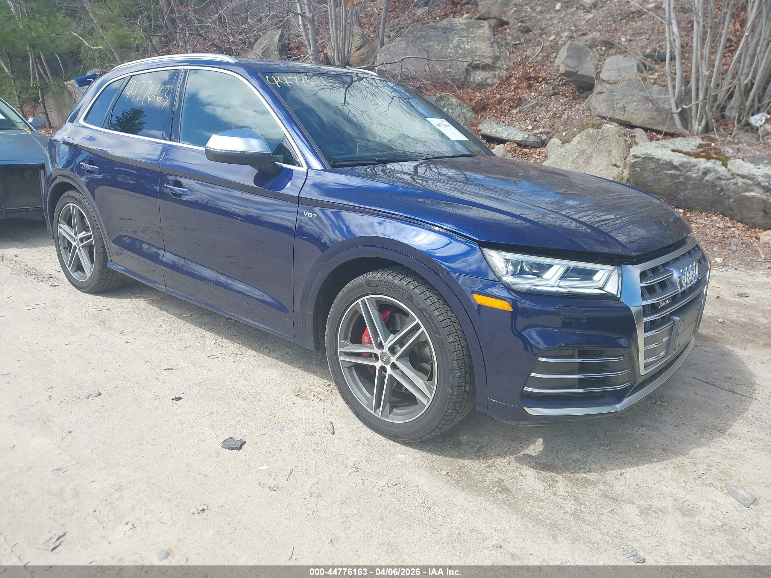 2018 Audi SQ5 Premium Plus, VIN WA1A4AFY8J2022291 — Vandalism