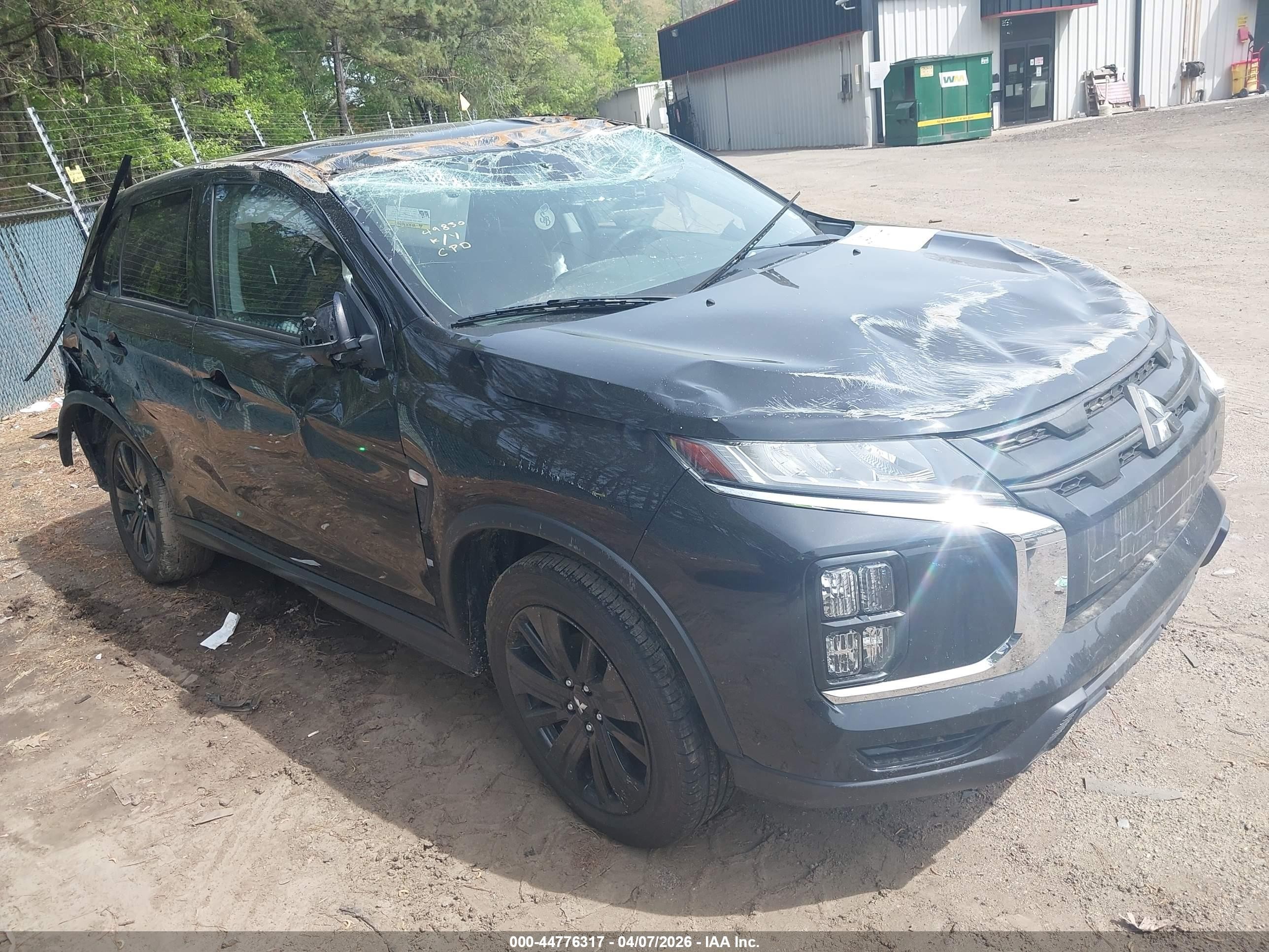 2021 Mitsubishi Outlander ES, VIN JA4APUAU8MU022216 — Крыша