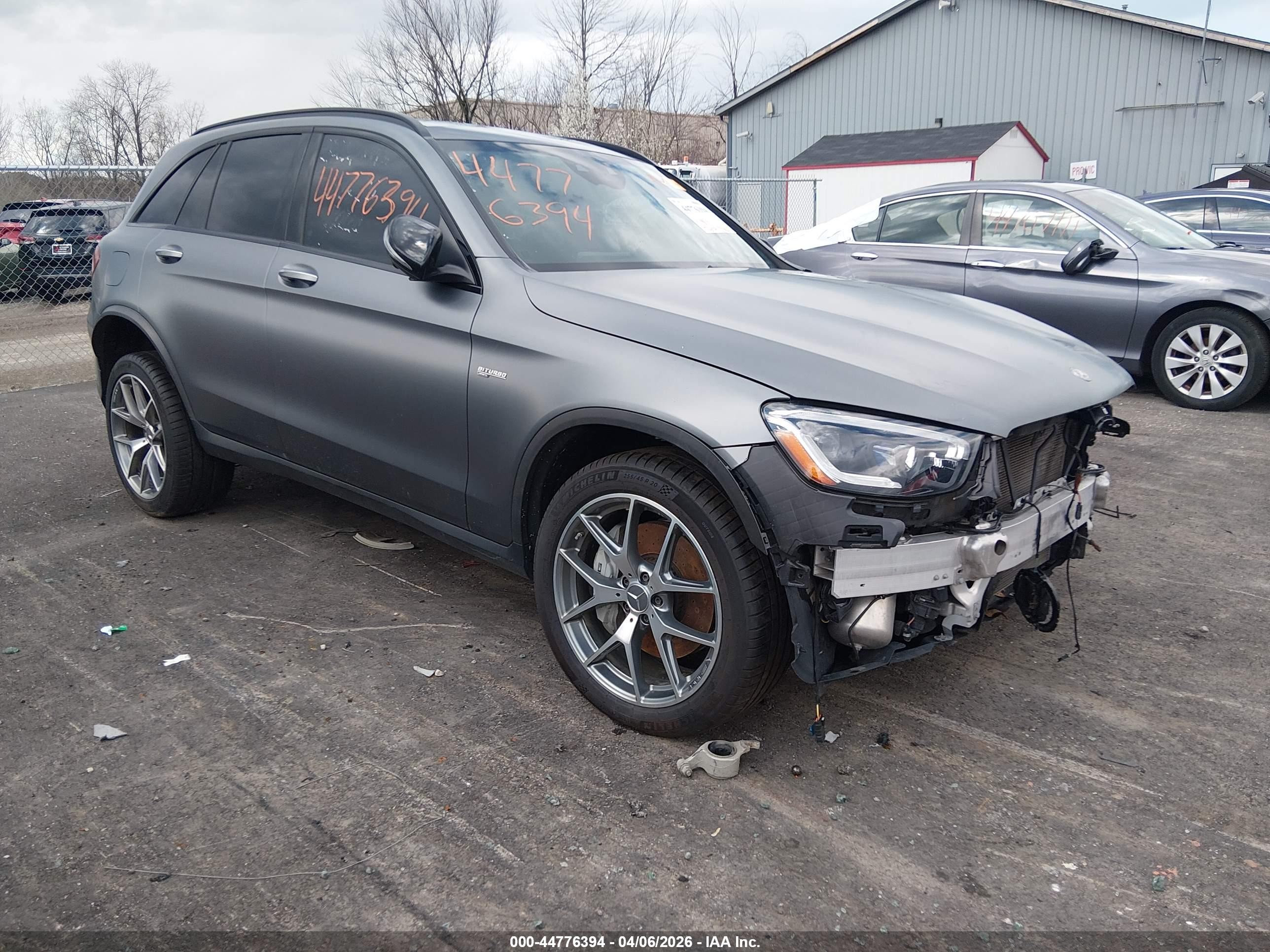 2020 Mercedes-Benz GLC 43 AMG, VIN W1N0G6EB3LF802433 — Front end