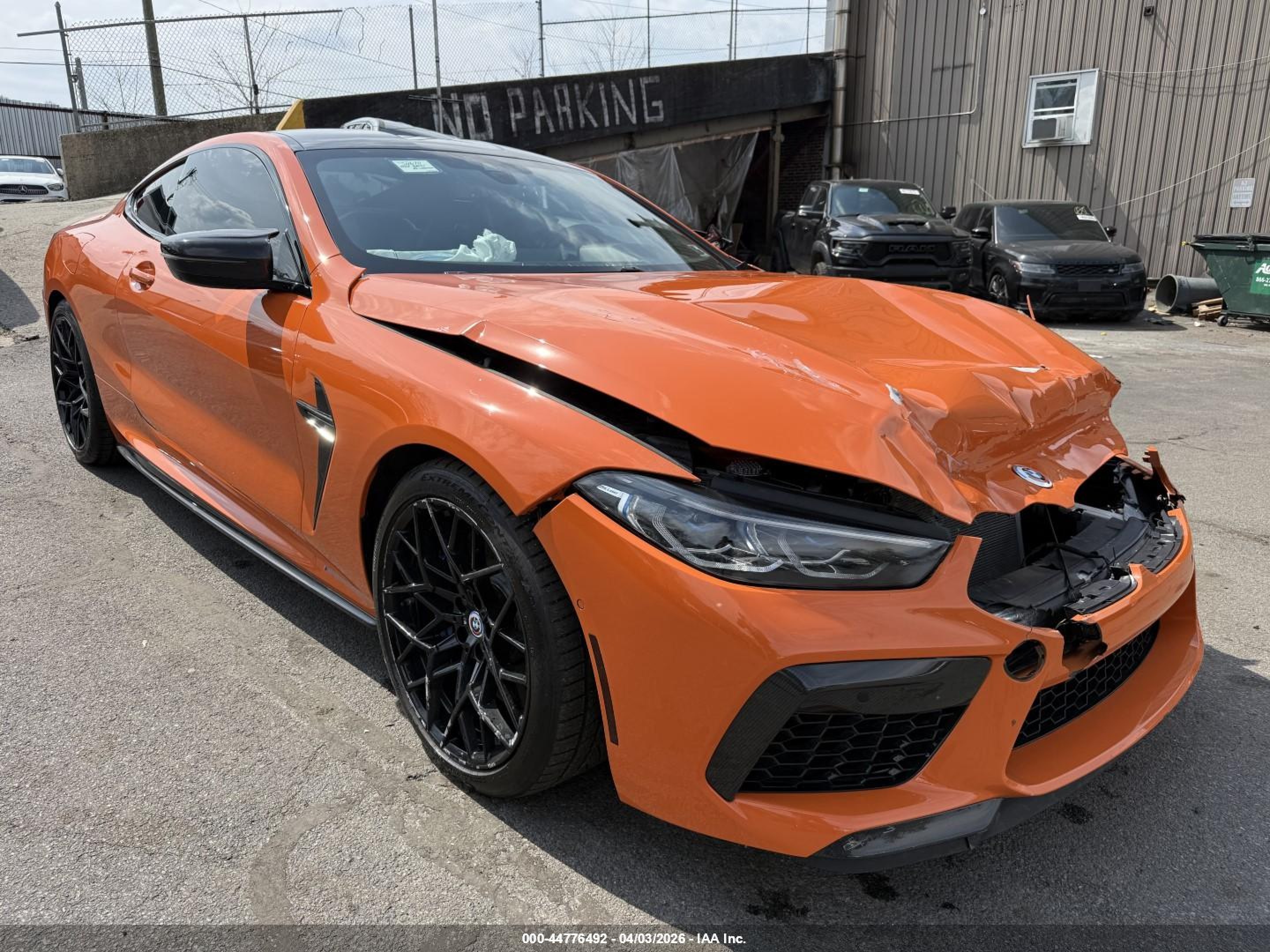 2023 BMW M8 Competition, VIN WBSAE0C07PCL08883 — Front end