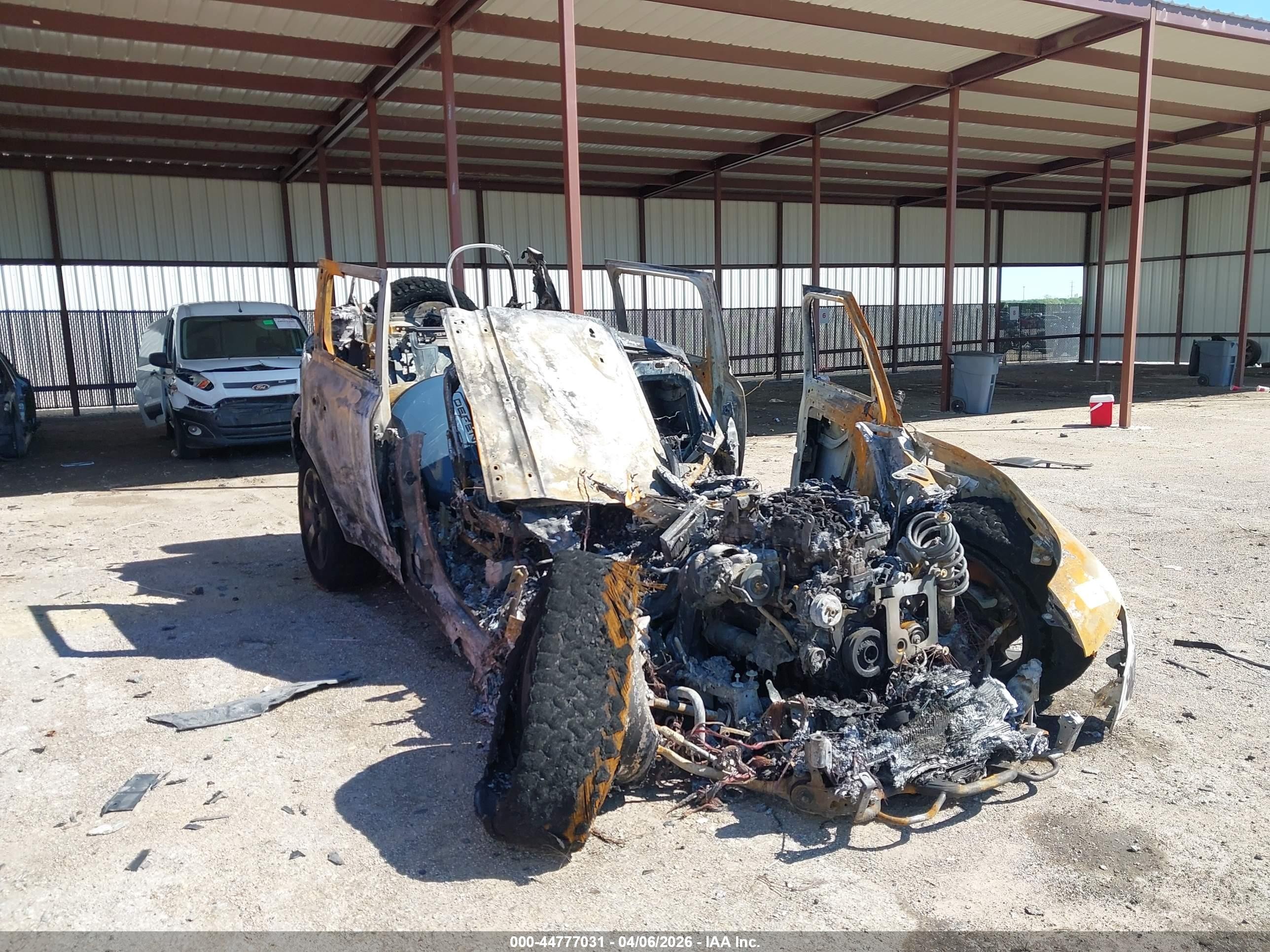 2022 Land Rover Defender, VIN SALEK7RX5N2098729 — Engine fire