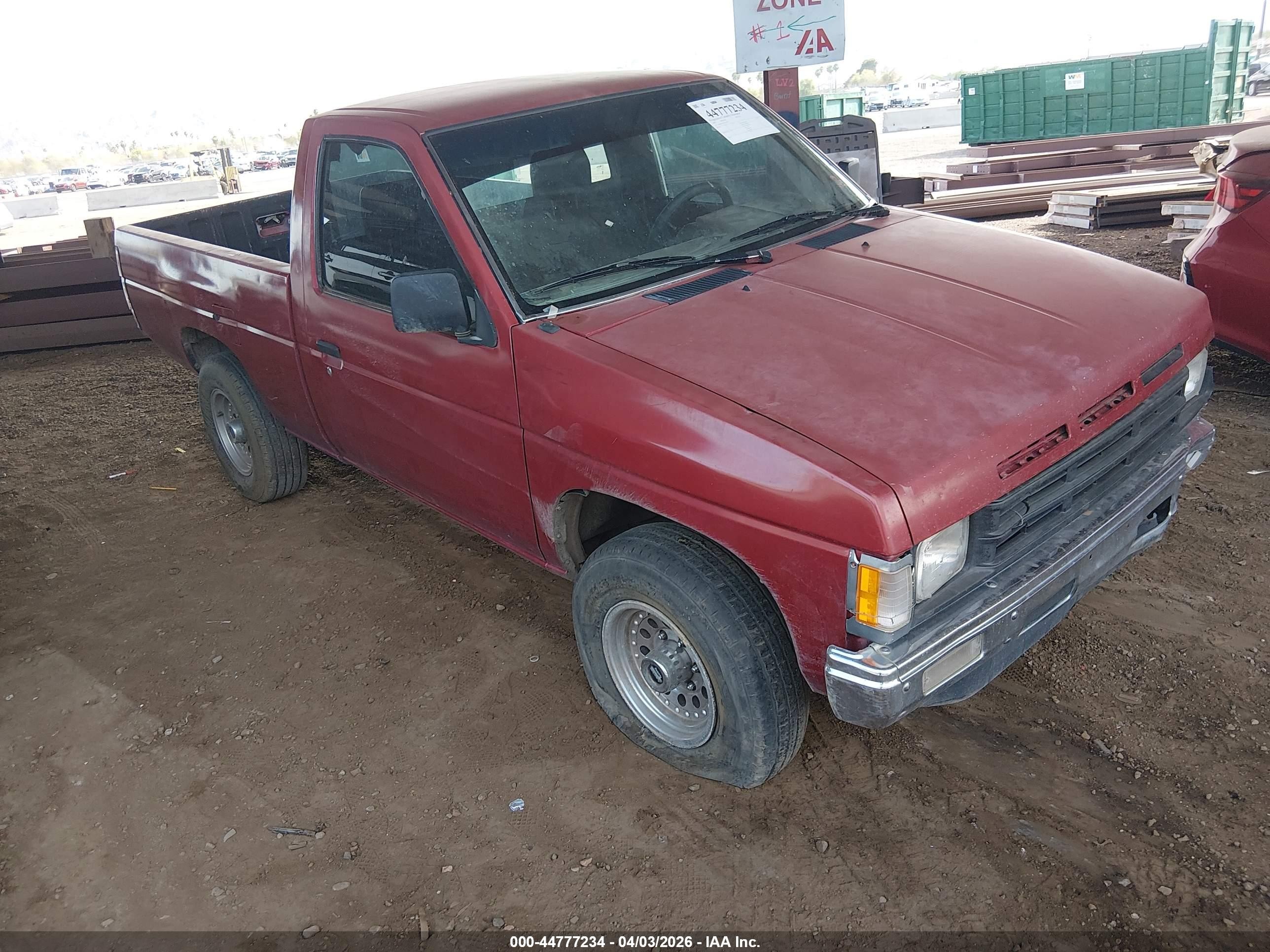 1992 Nissan Frontier XE, VIN 1N6SD11S2NC362272 — Rear end